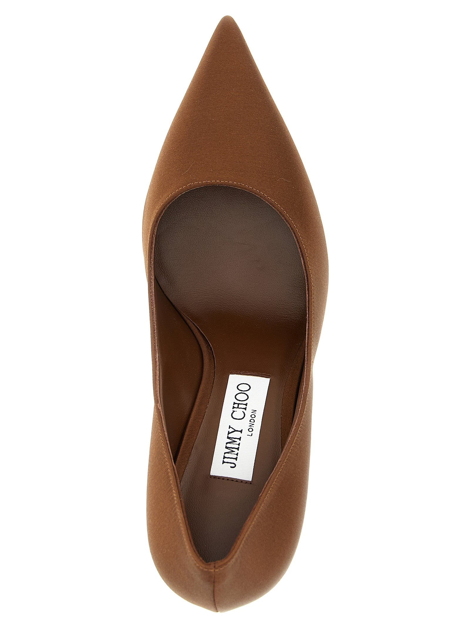Jimmy Choo Brown Tencel High Heel Pumps Jimmy Choo