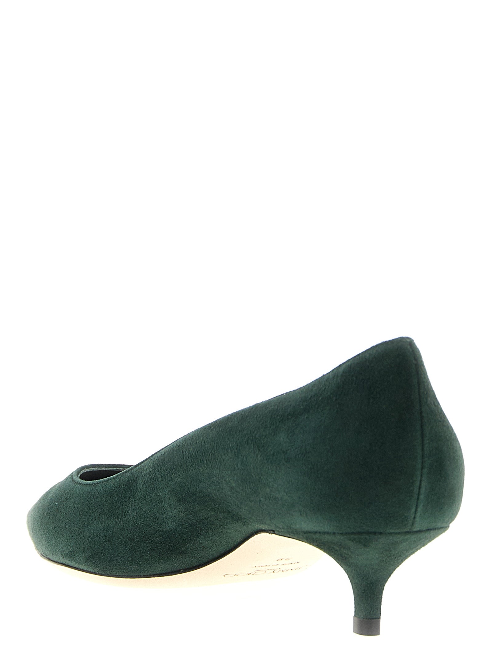 Jimmy Choo Bicolor Leather Mid Heel Pumps Jimmy Choo