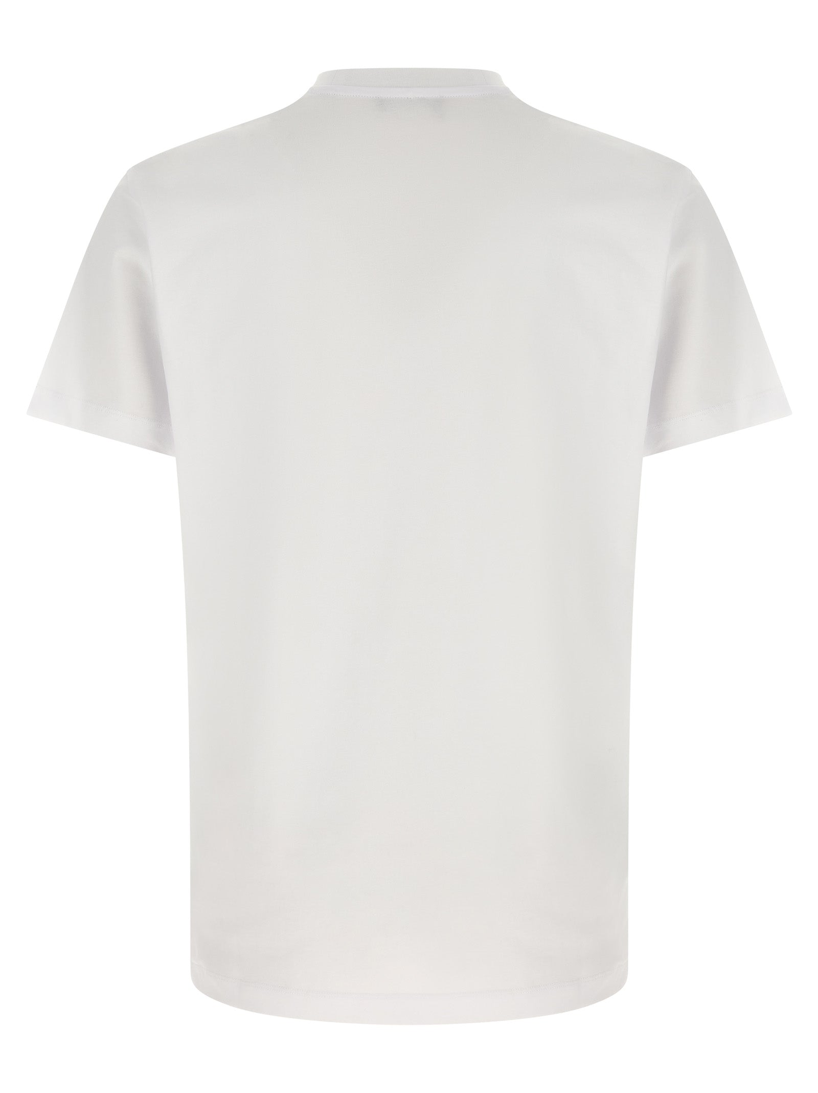 Versace White Cotton T-Shirt Versace