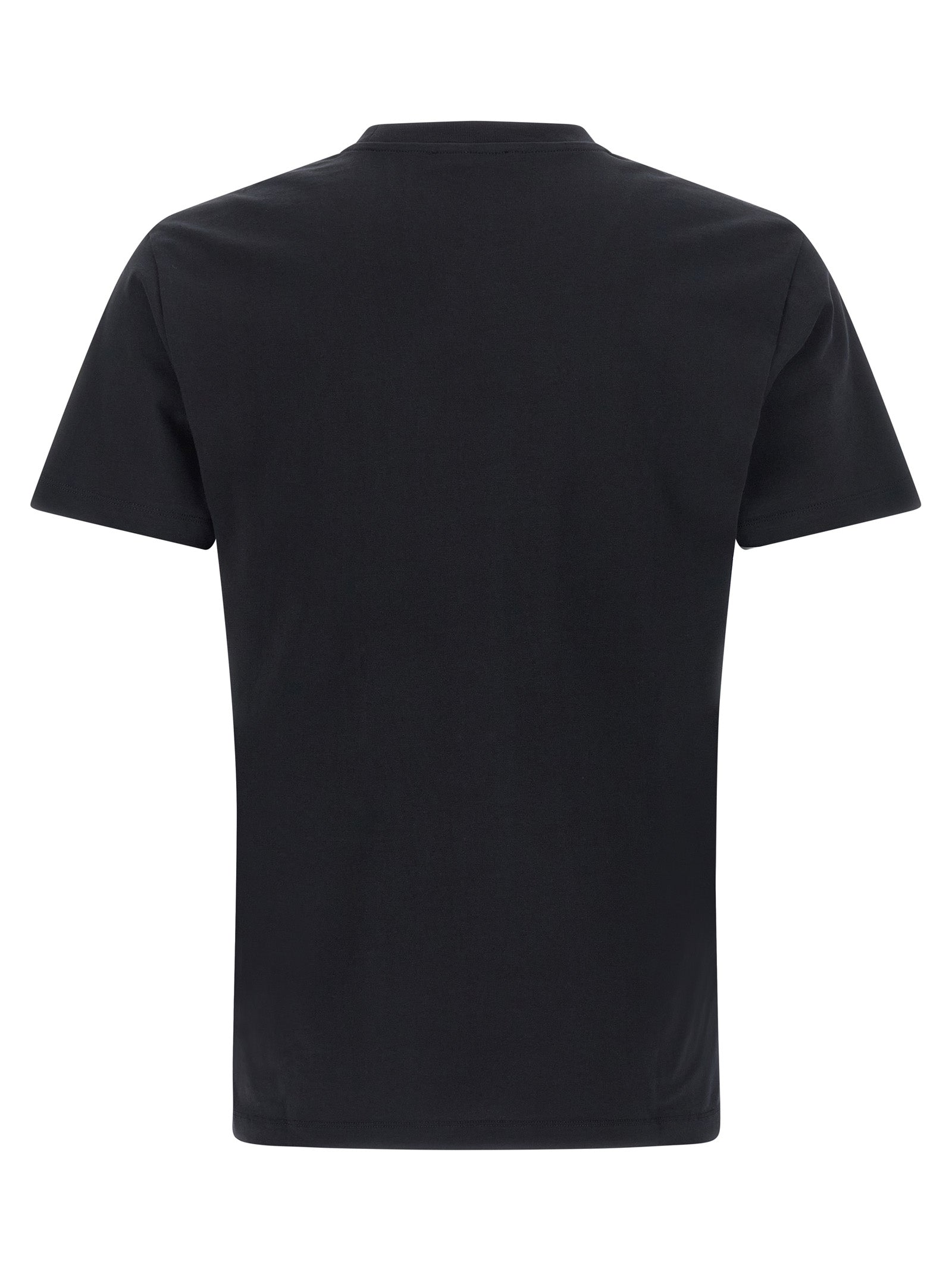 Versace Black Cotton T-Shirt Versace