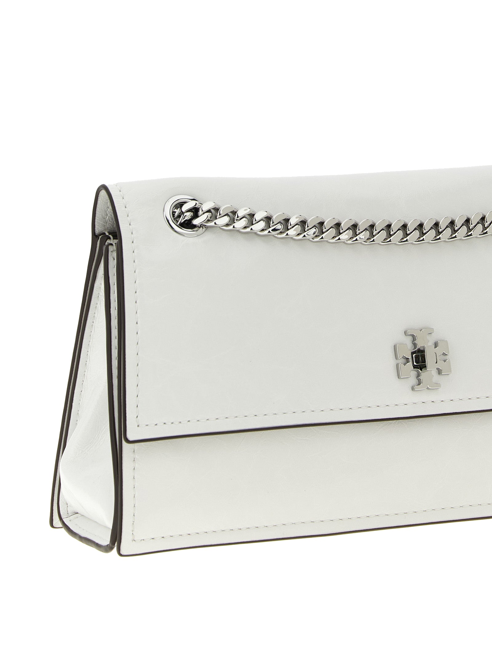 Tory Burch White Lamb Leather Shoulder Bag Tory Burch