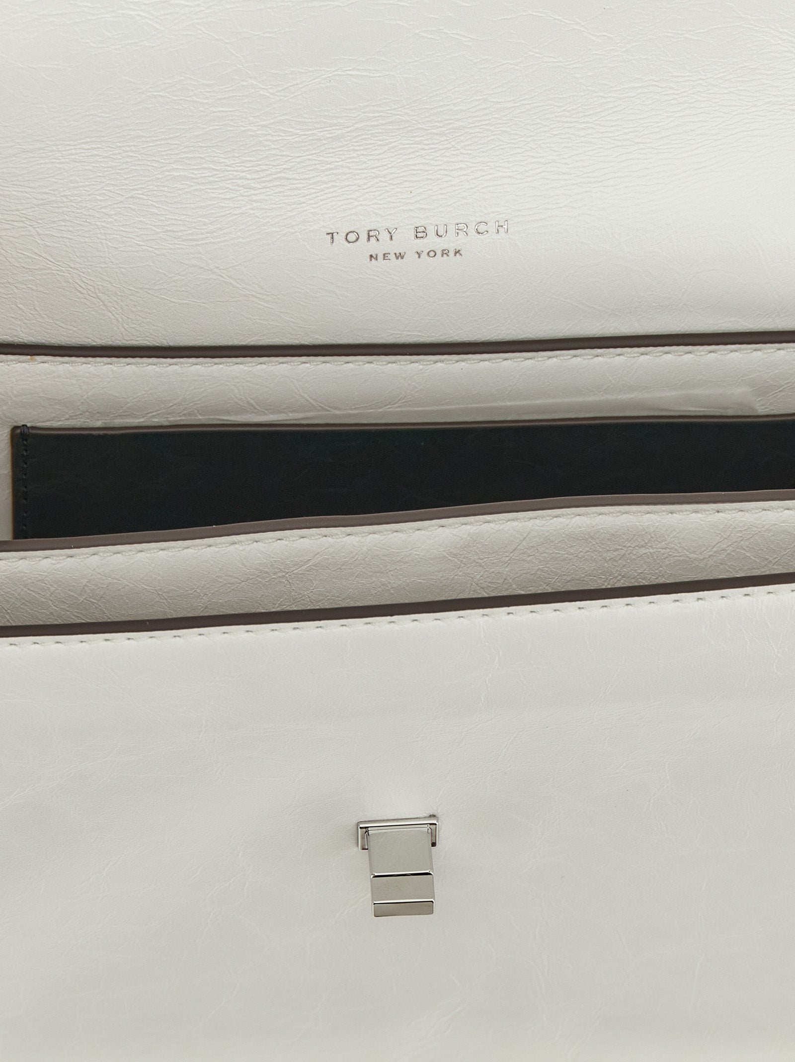Tory Burch White Lamb Leather Shoulder Bag Tory Burch