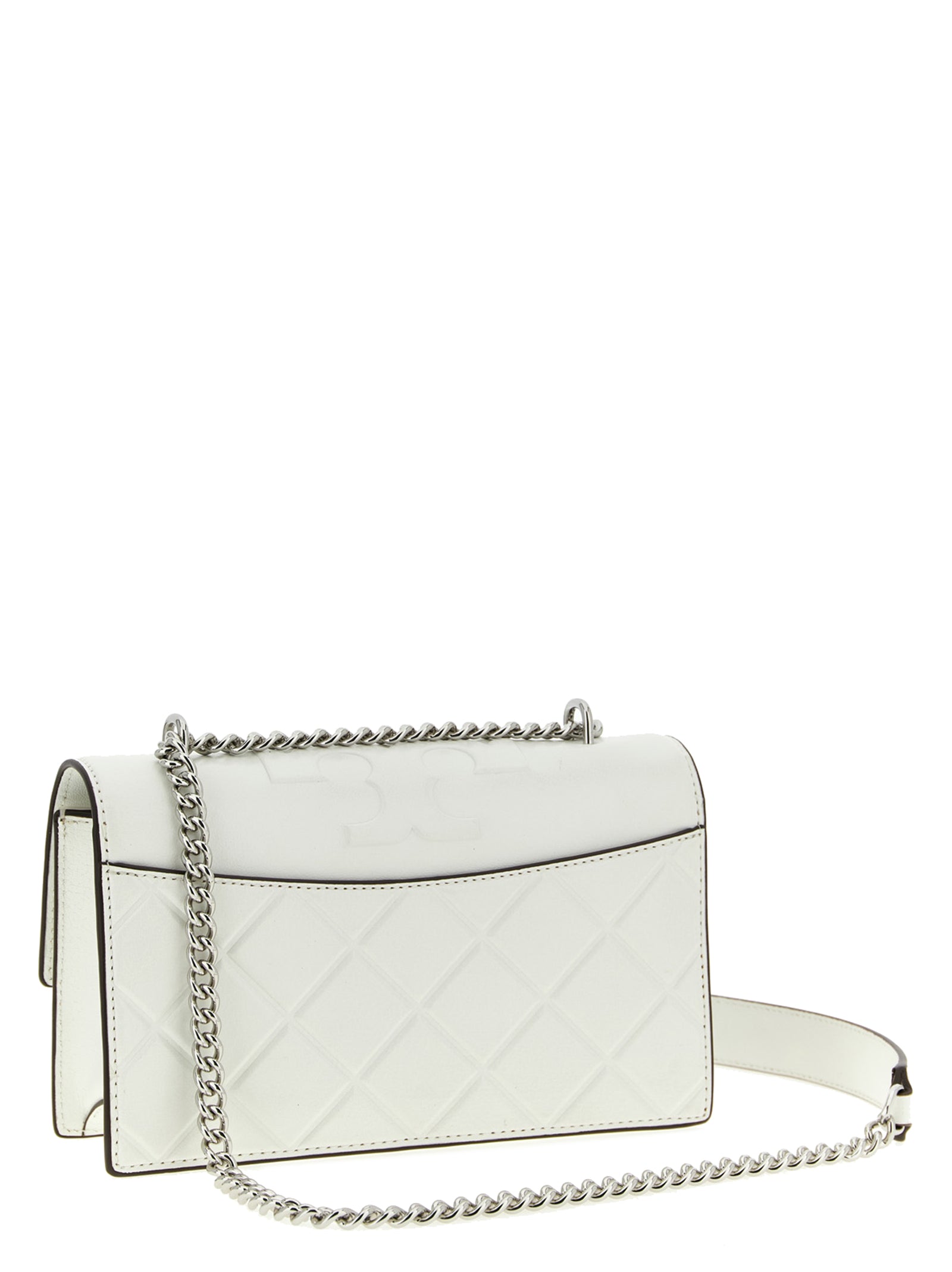 Tory Burch White Goatskin Crossbody Bag Tory Burch