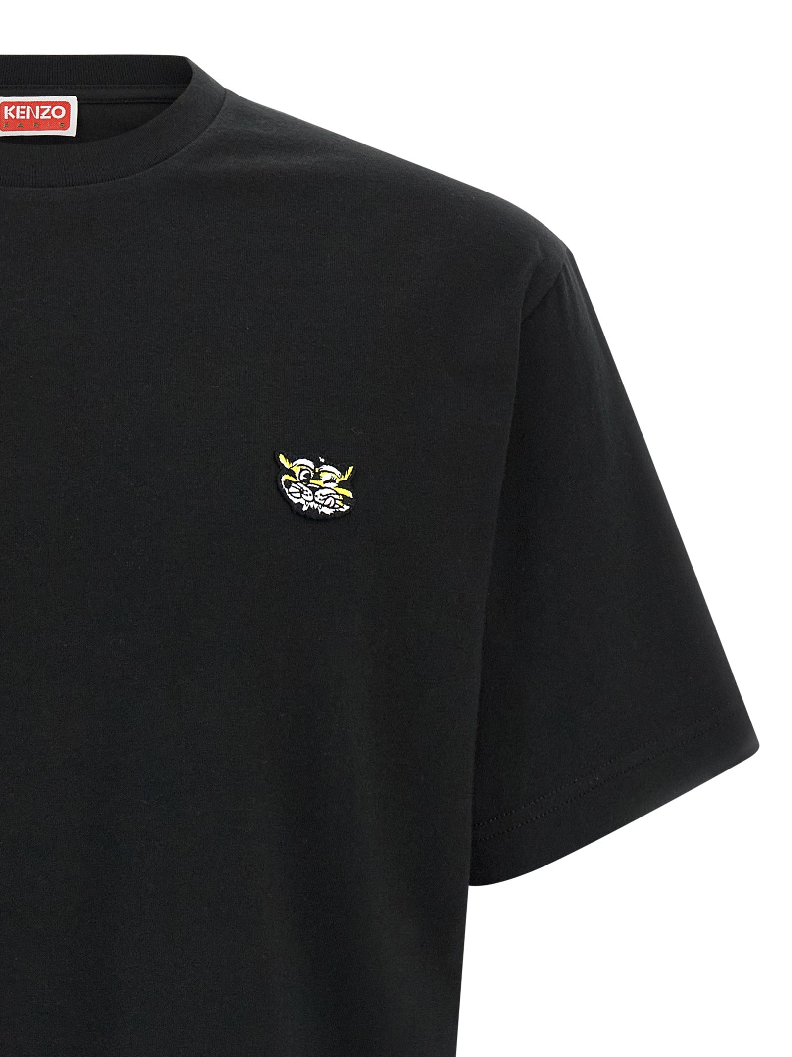 Kenzo Black Cotton T-Shirt Kenzo