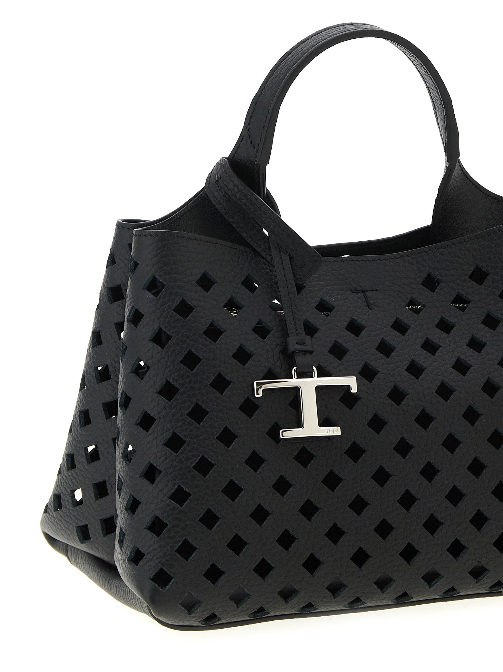 Tod's Black Calfskin Handbag Tod's