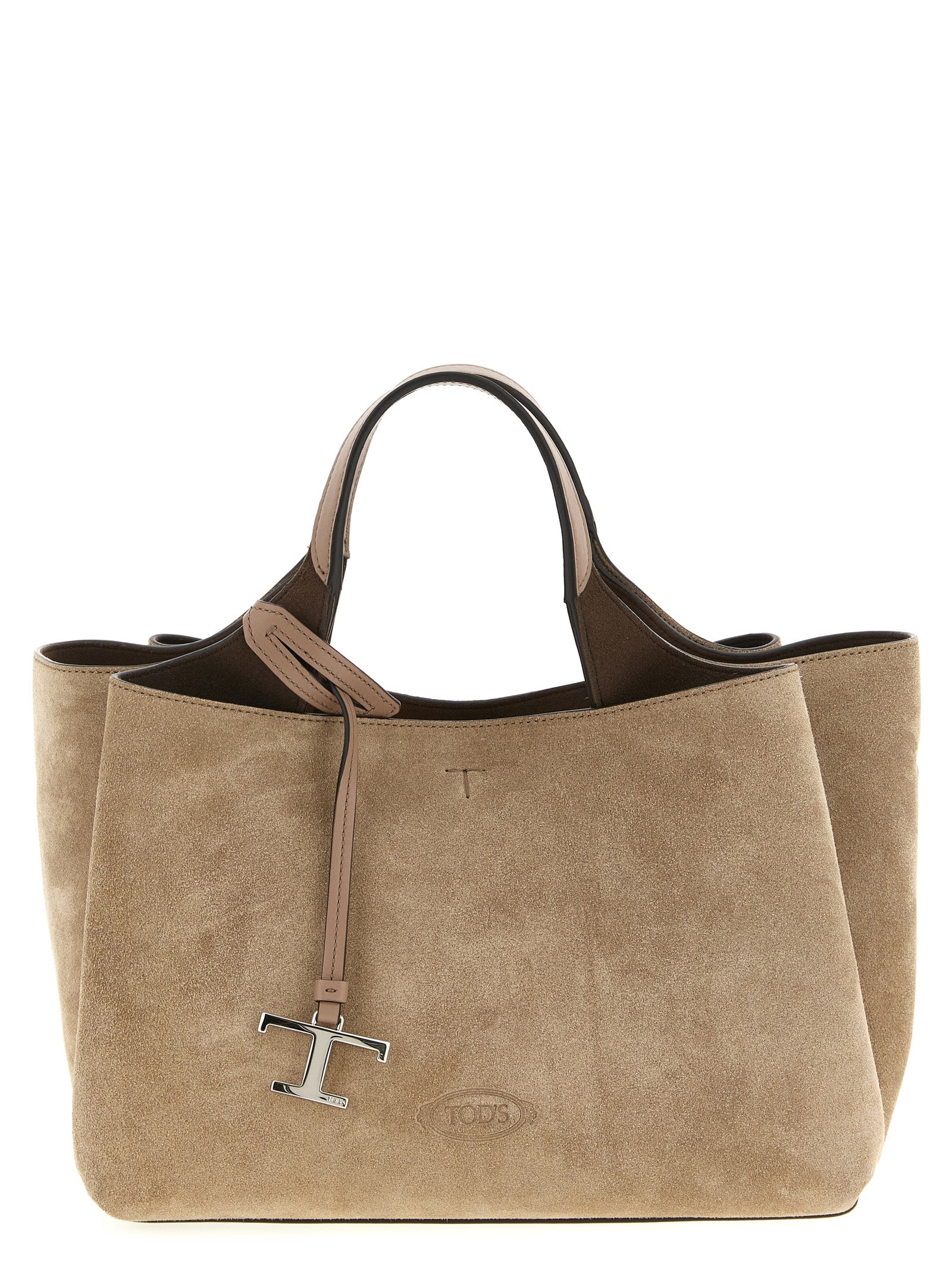 Tod's Beige Calfskin Handbag Tod's