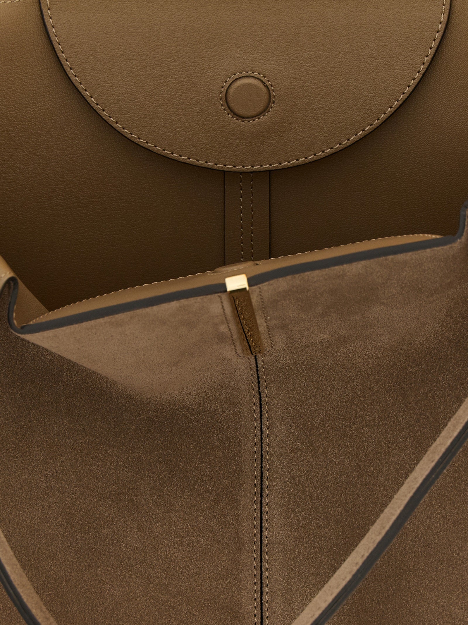 Tod's Beige Calfskin Tote Bag Tod's