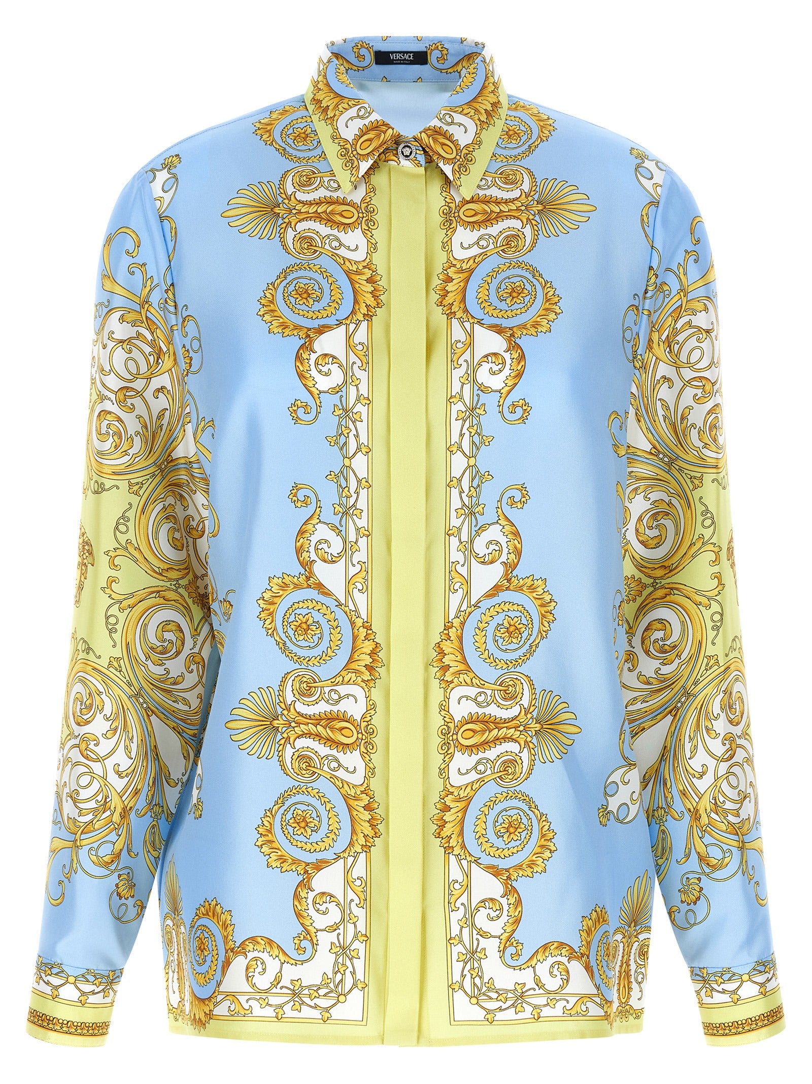 Versace Multicolor Silk Blouse Versace