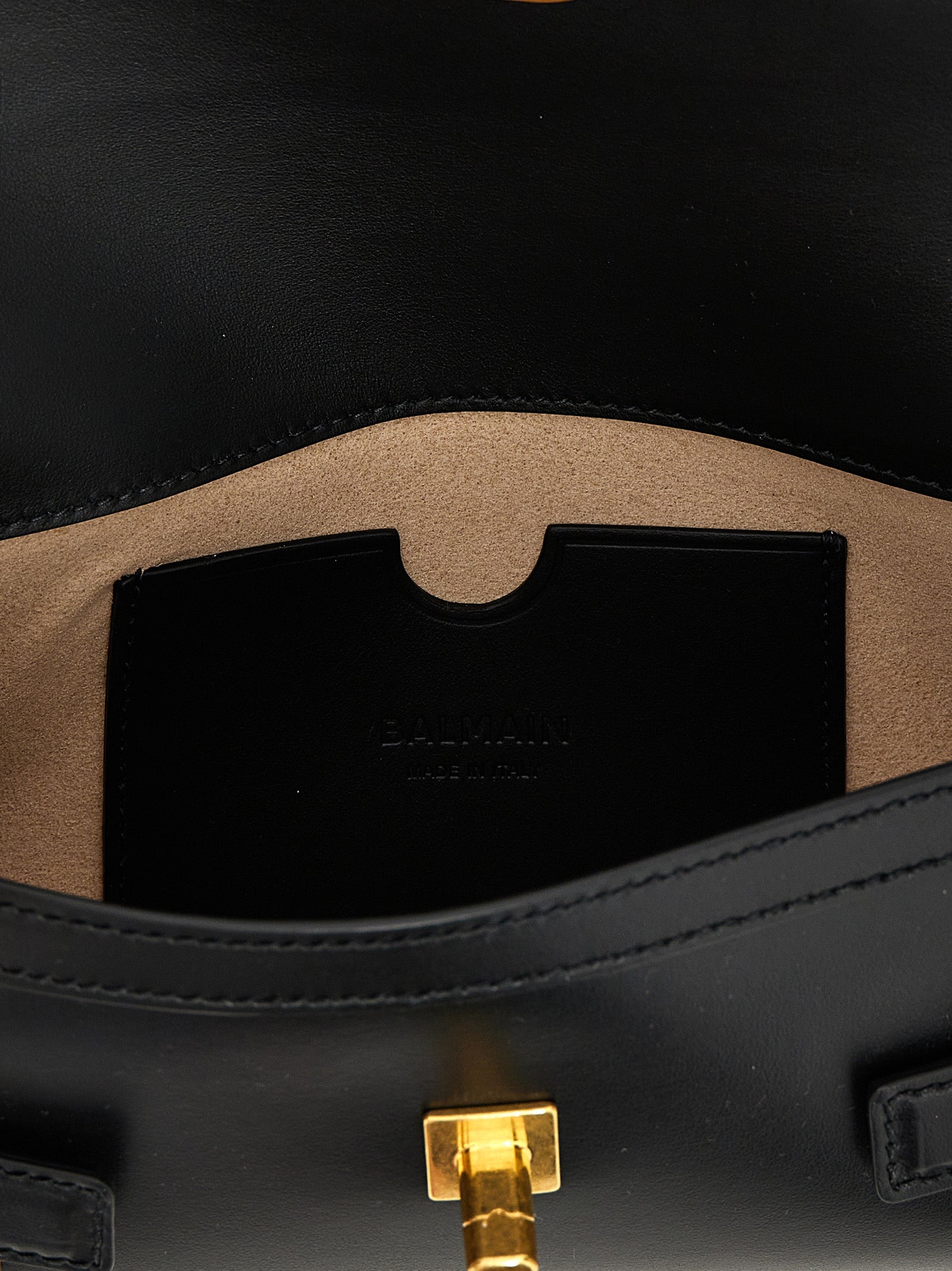 Balmain Black Calfskin Clutch Bag Balmain