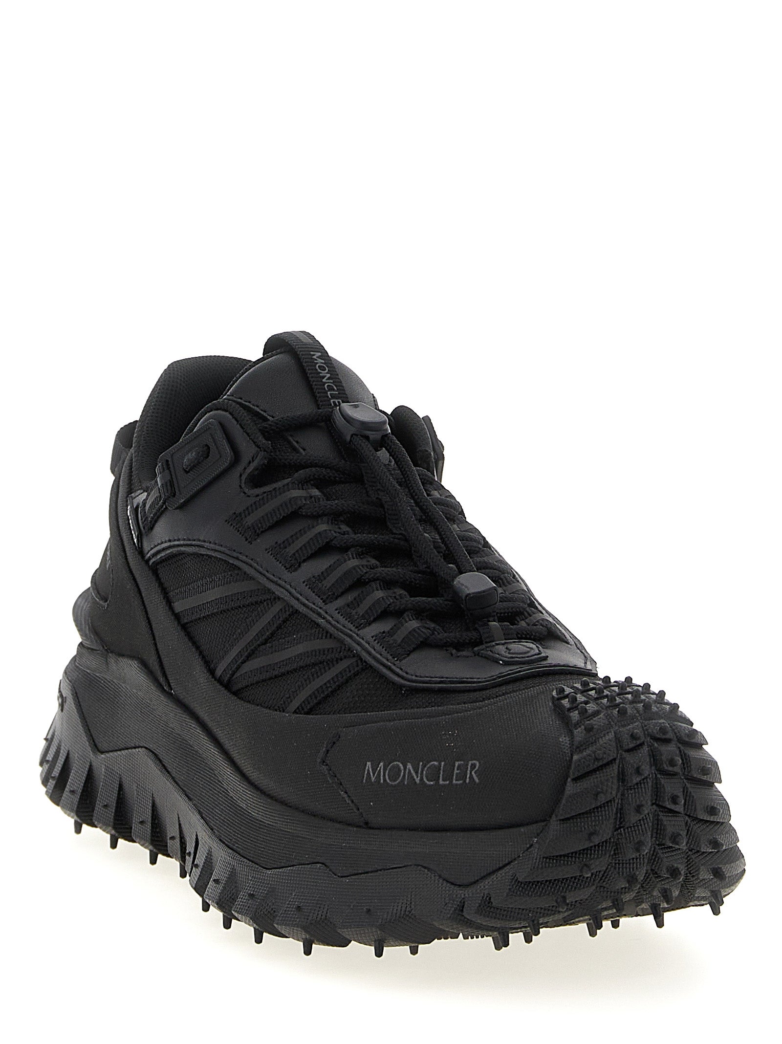 Moncler Black Polyamide Athletic Sneakers Moncler