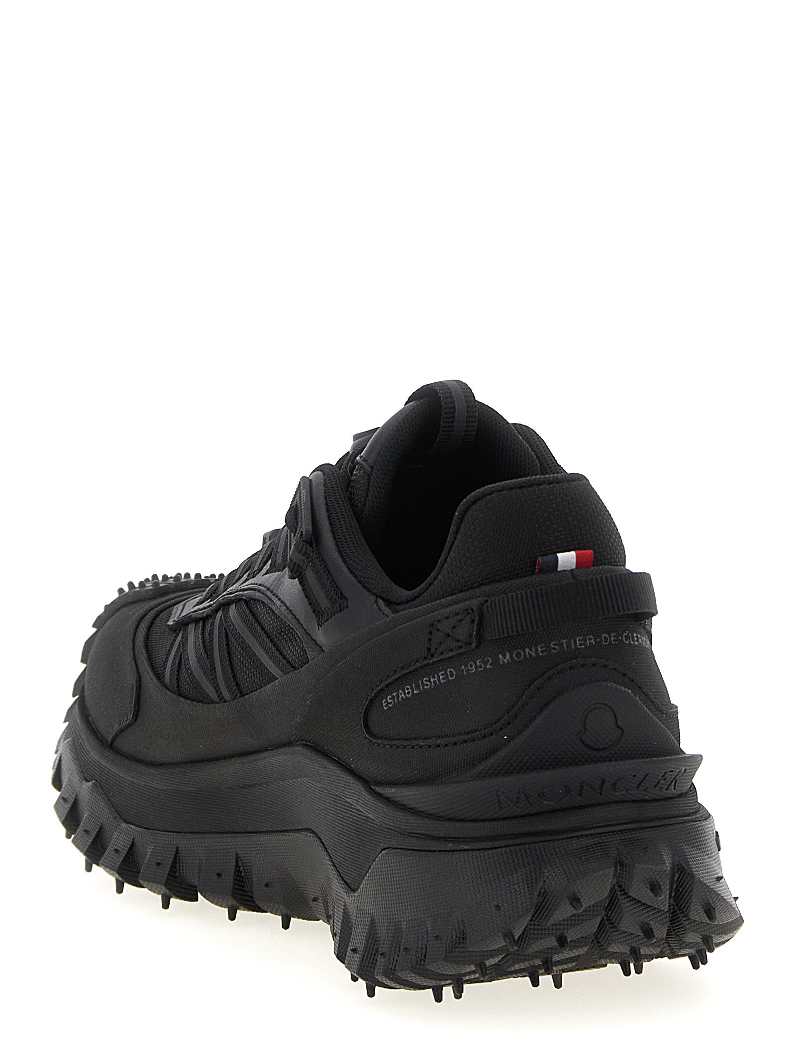 Moncler Black Polyamide Athletic Sneakers Moncler