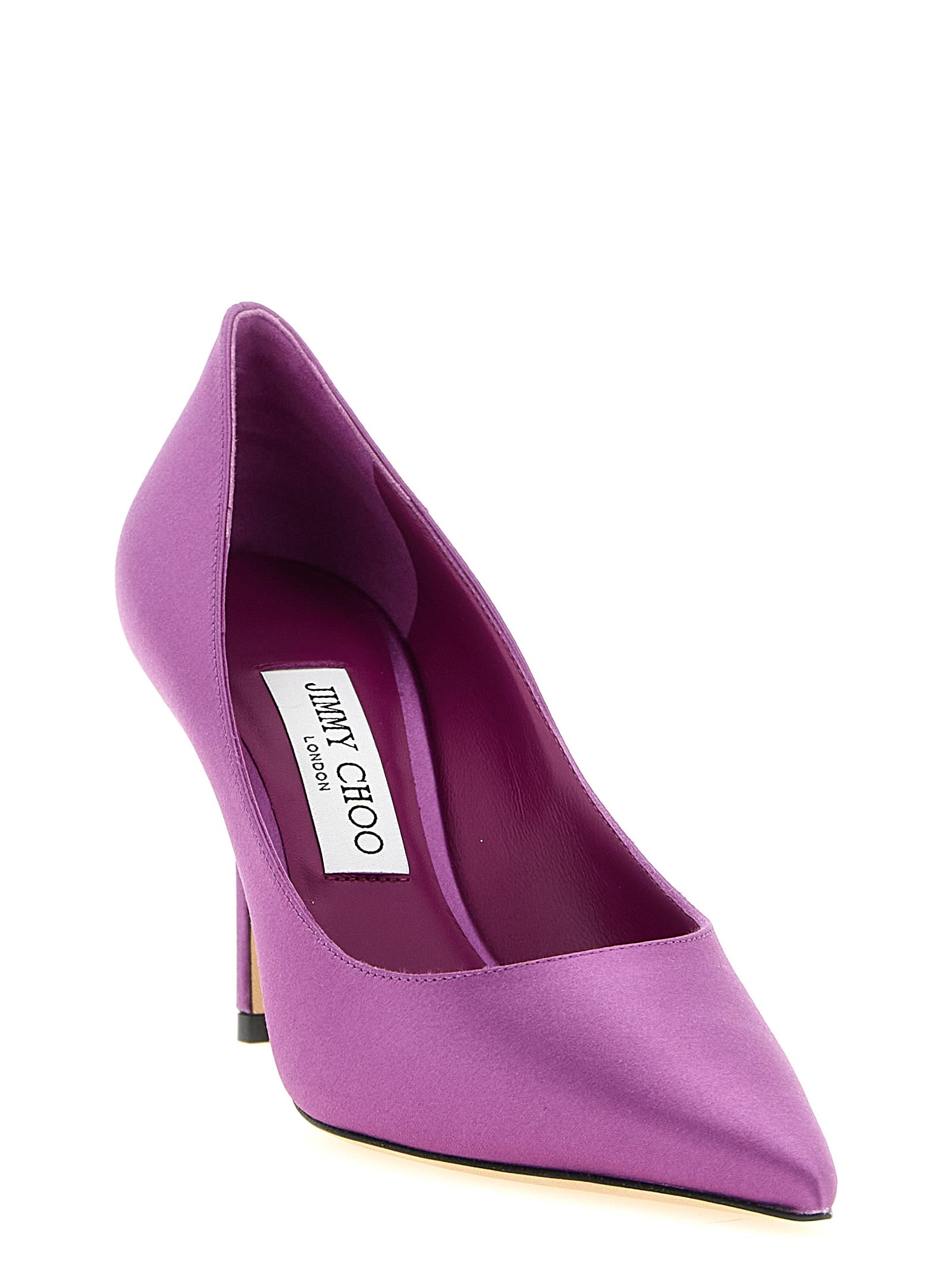 Jimmy Choo Purple Tencel High Heel Pumps Jimmy Choo