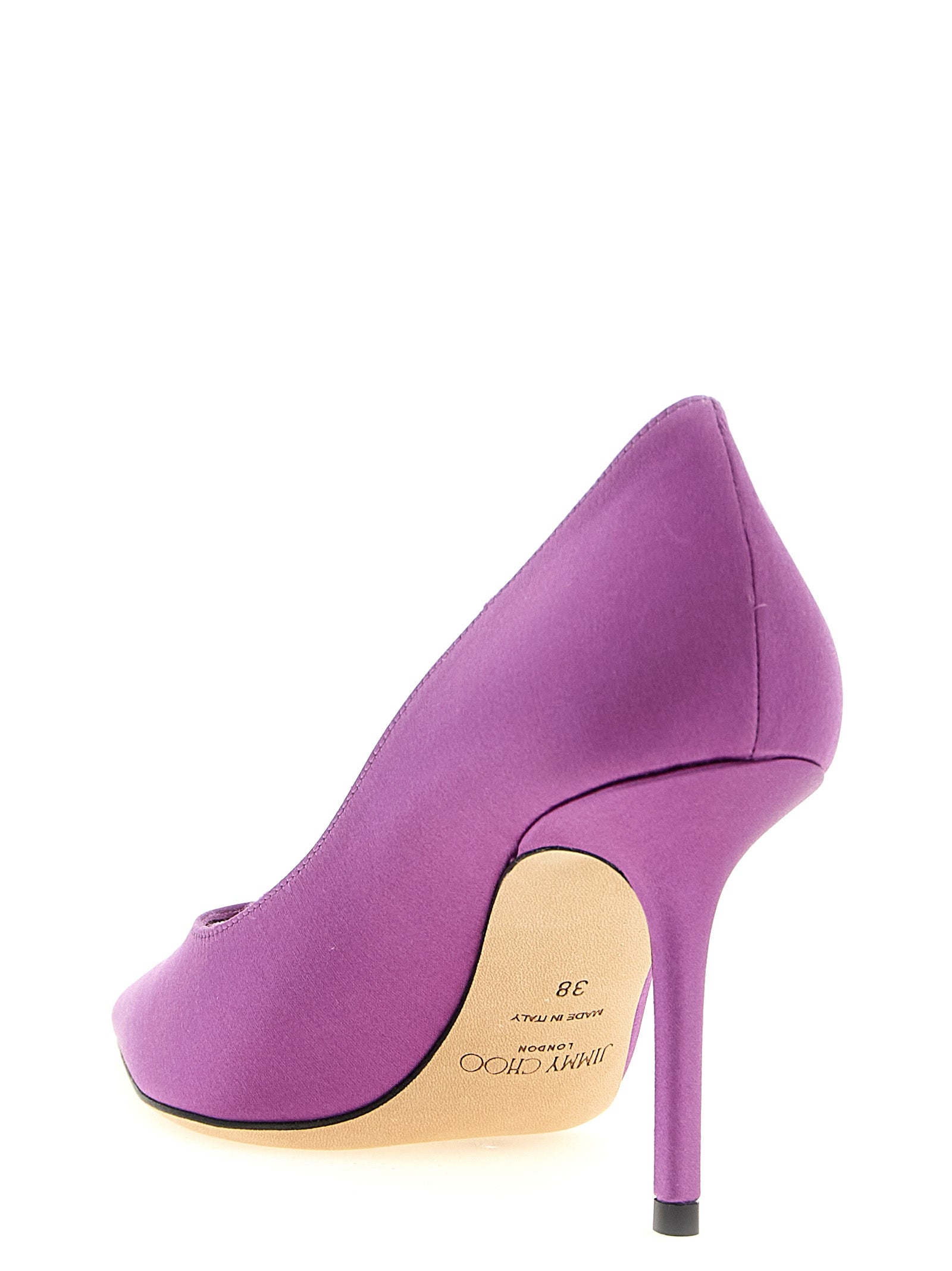 Jimmy Choo Purple Tencel High Heel Pumps Jimmy Choo