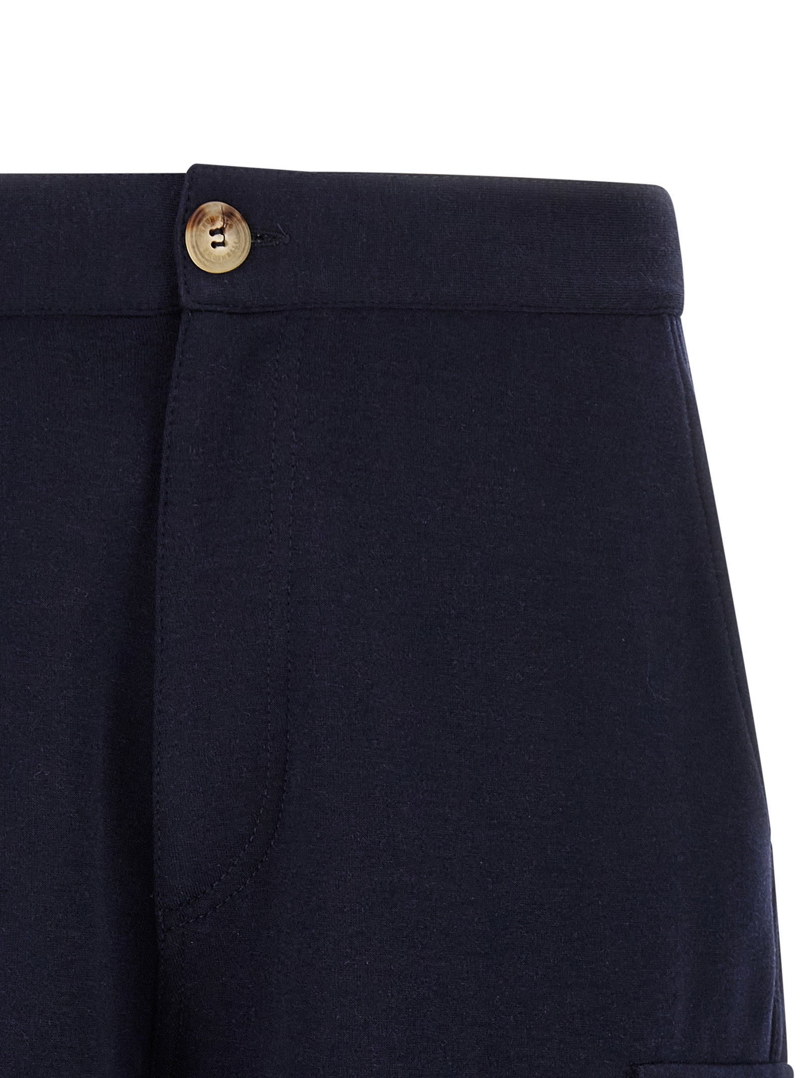 Brunello Cucinelli Blue Cotton Bermuda Shorts Brunello Cucinelli