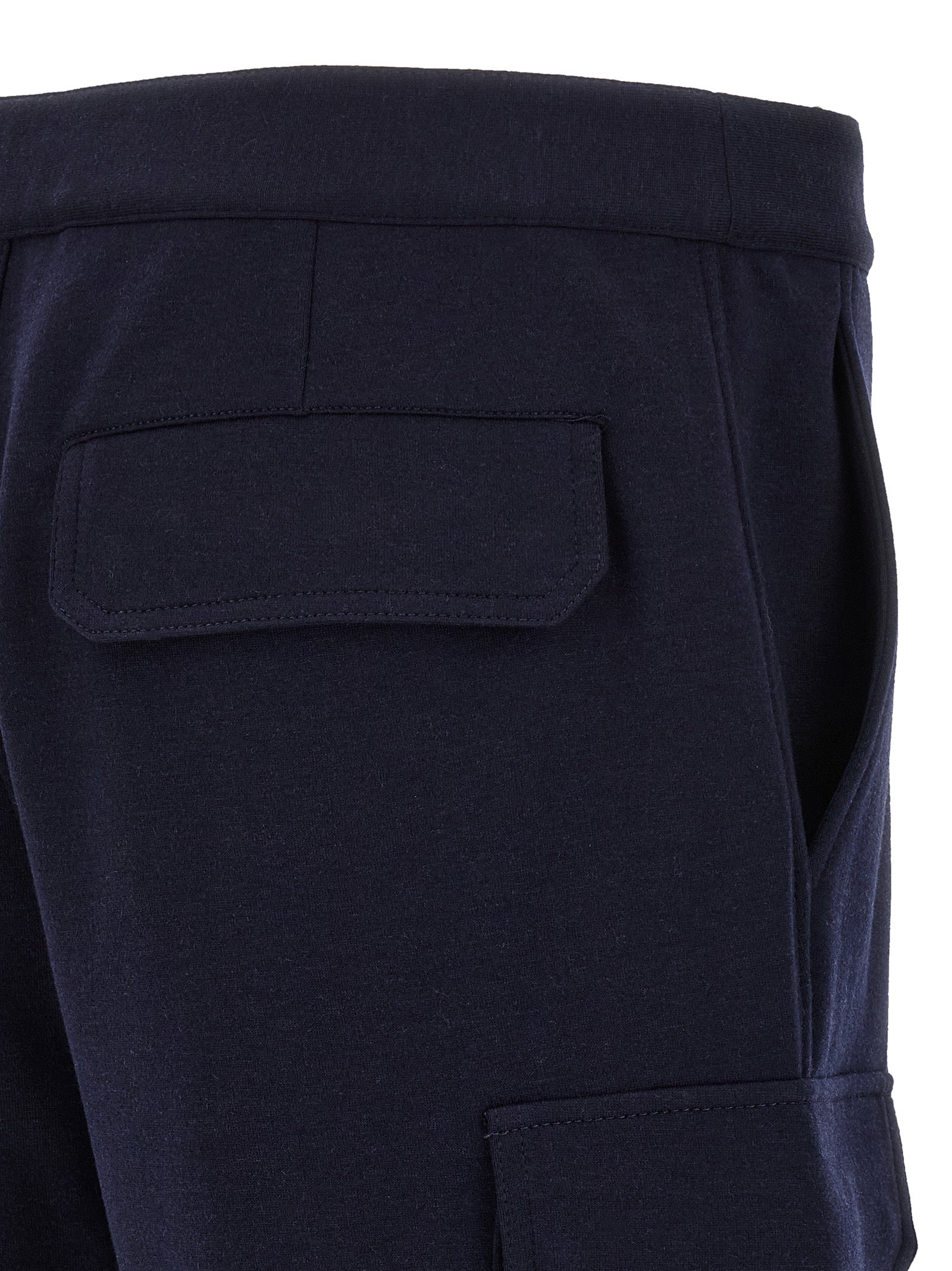 Brunello Cucinelli Blue Cotton Bermuda Shorts Brunello Cucinelli