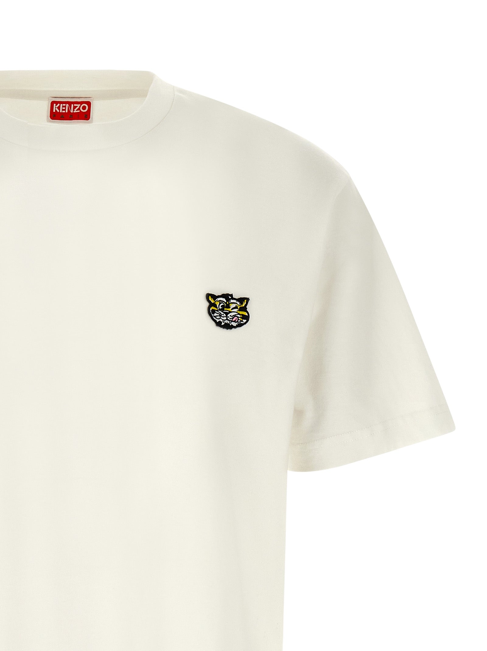 Kenzo White Cotton T-Shirt Kenzo
