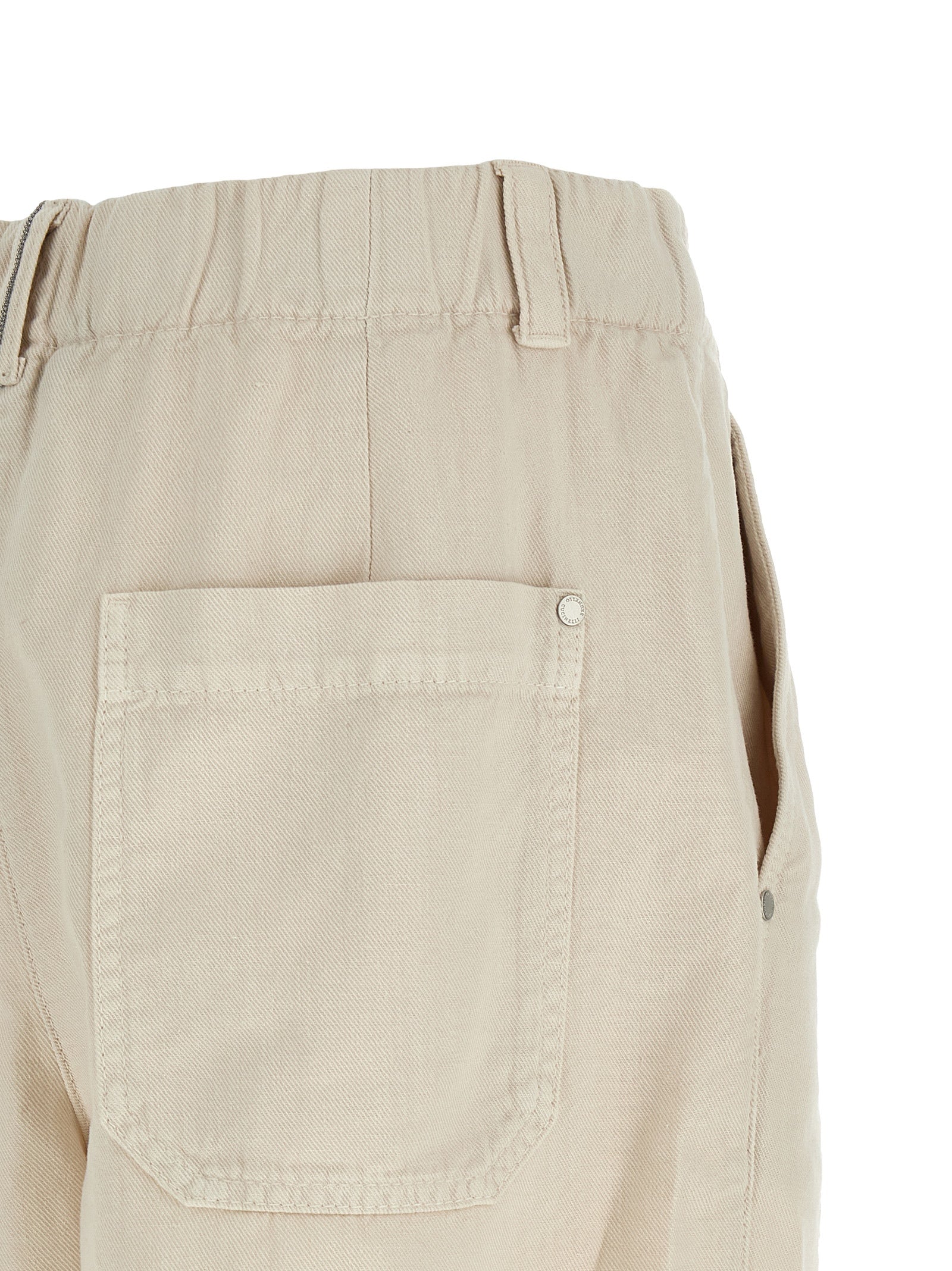 Brunello Cucinelli Beige Cotton Bermuda Shorts Brunello Cucinelli