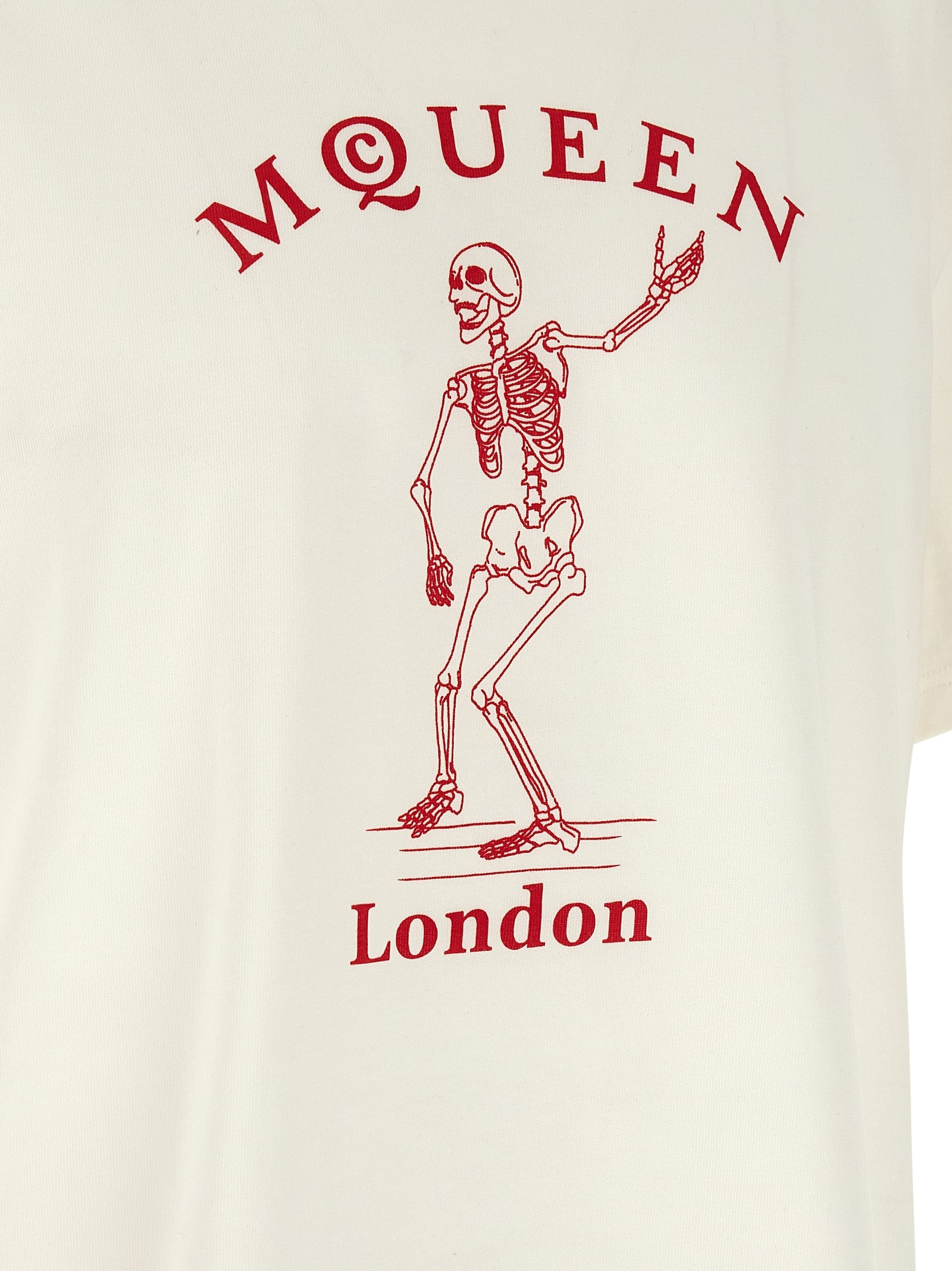 Alexander McQueen Multicolor Cotton T-Shirt Alexander McQueen