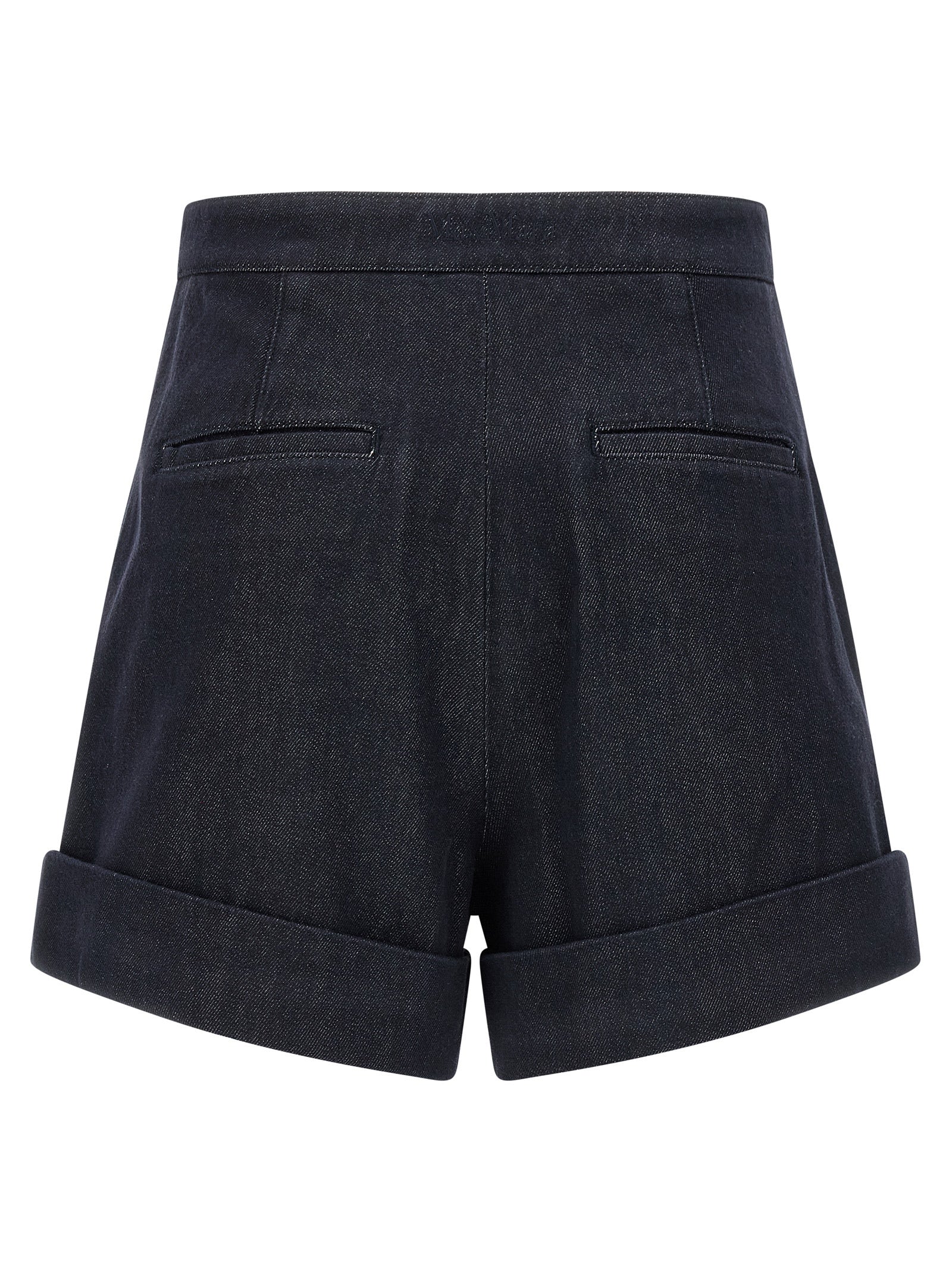 Max Mara Blue Cotton Bermuda Shorts Max Mara