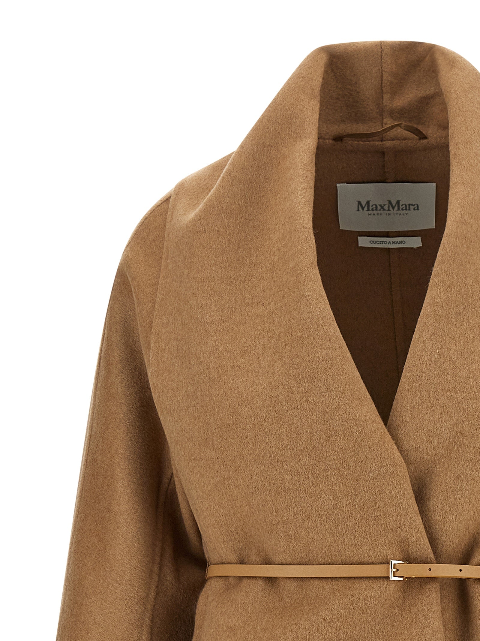 Max Mara Beige Camel Hair  Coat Max Mara