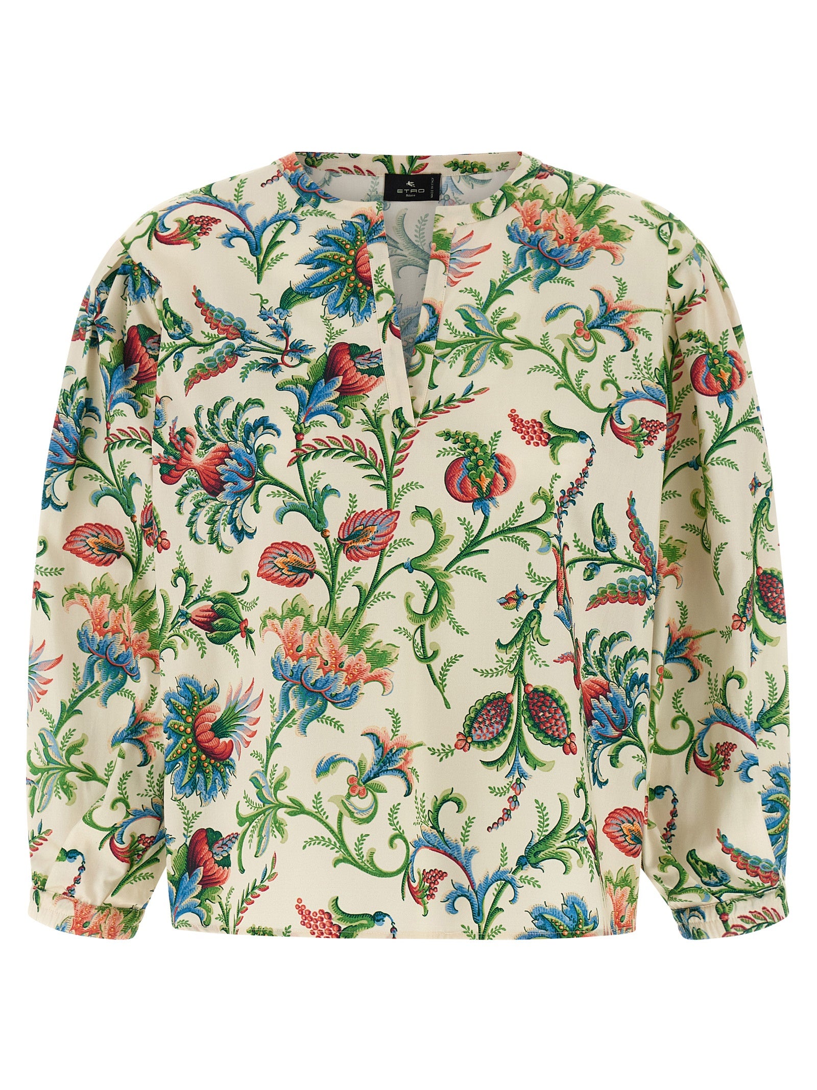 Etro Multicolor Cotton Blouse Etro
