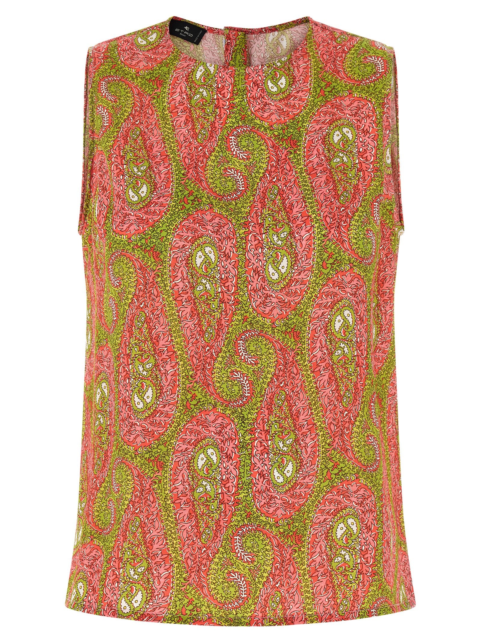 Etro Multicolor Polyester Pattern Shirt Etro
