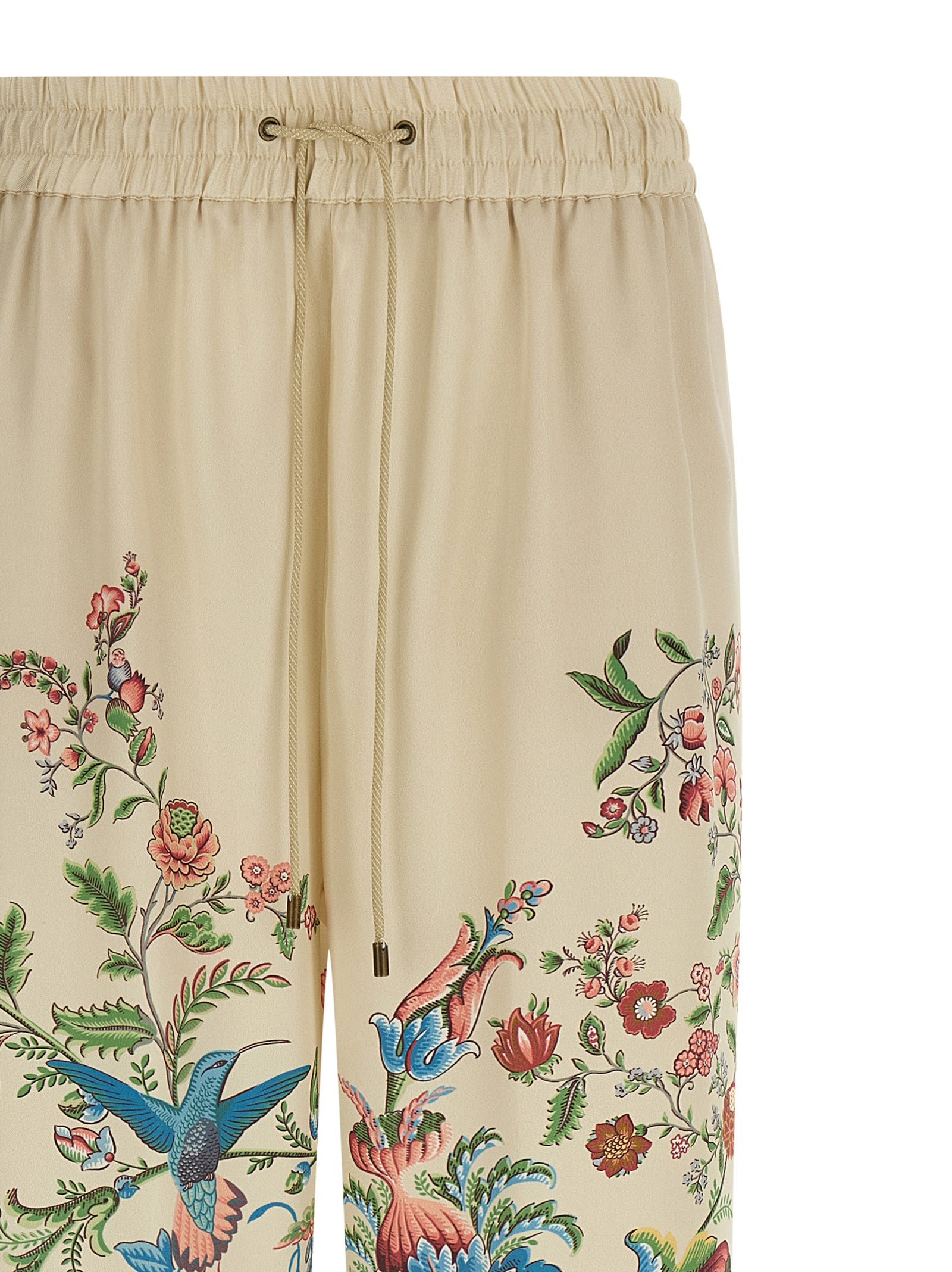 Etro Beige Polyester Casual Pants Etro
