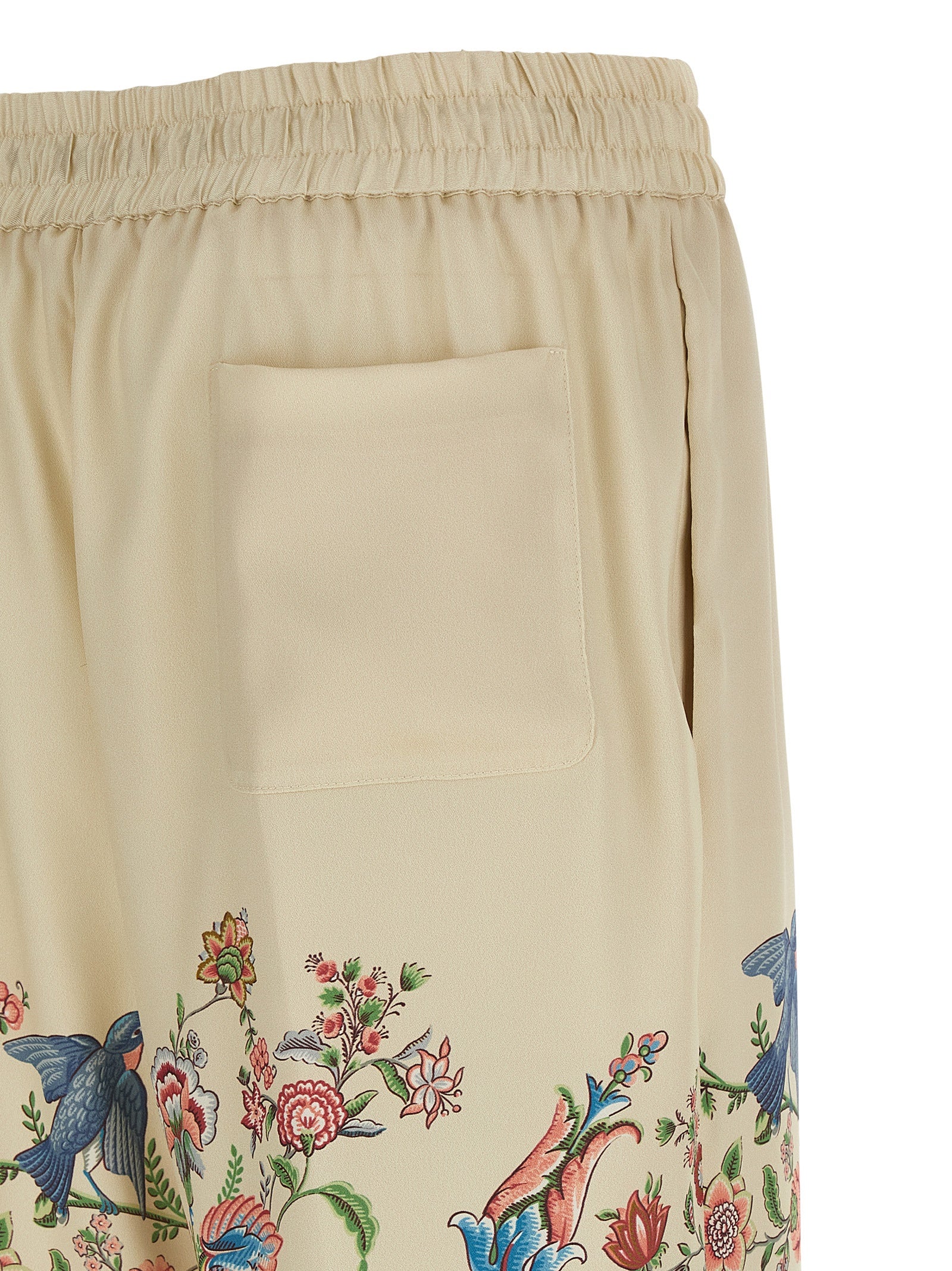 Etro Beige Polyester Casual Pants Etro