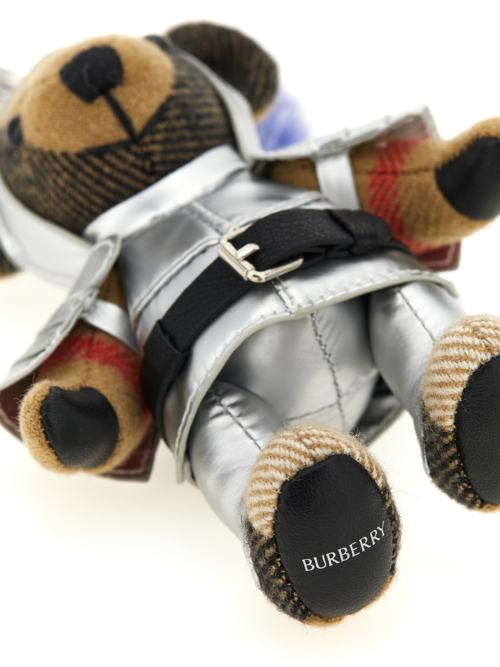 Burberry Multicolor Cashmere Keychain Burberry