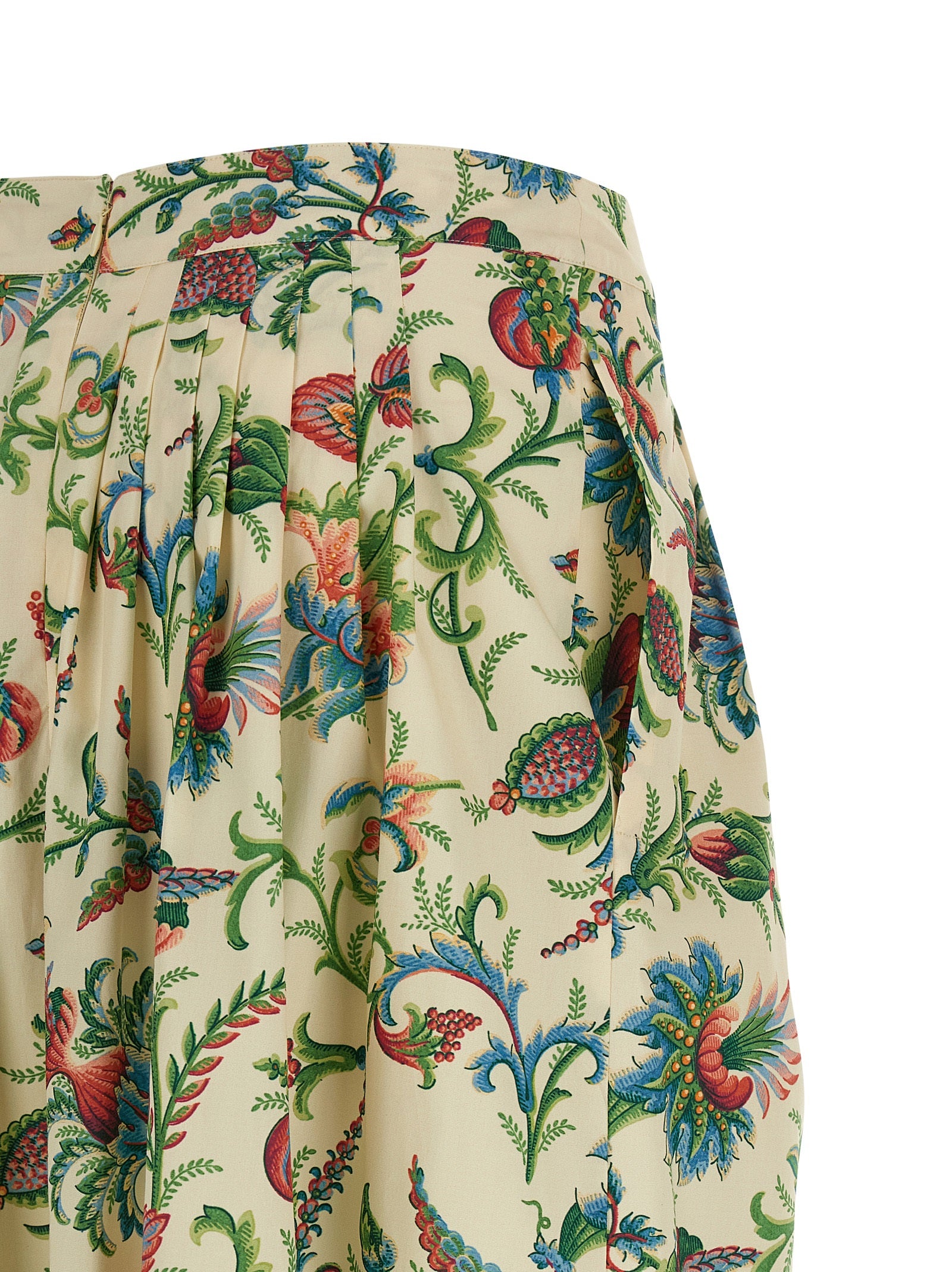 Etro Multicolor Cotton Mini Skirt Etro