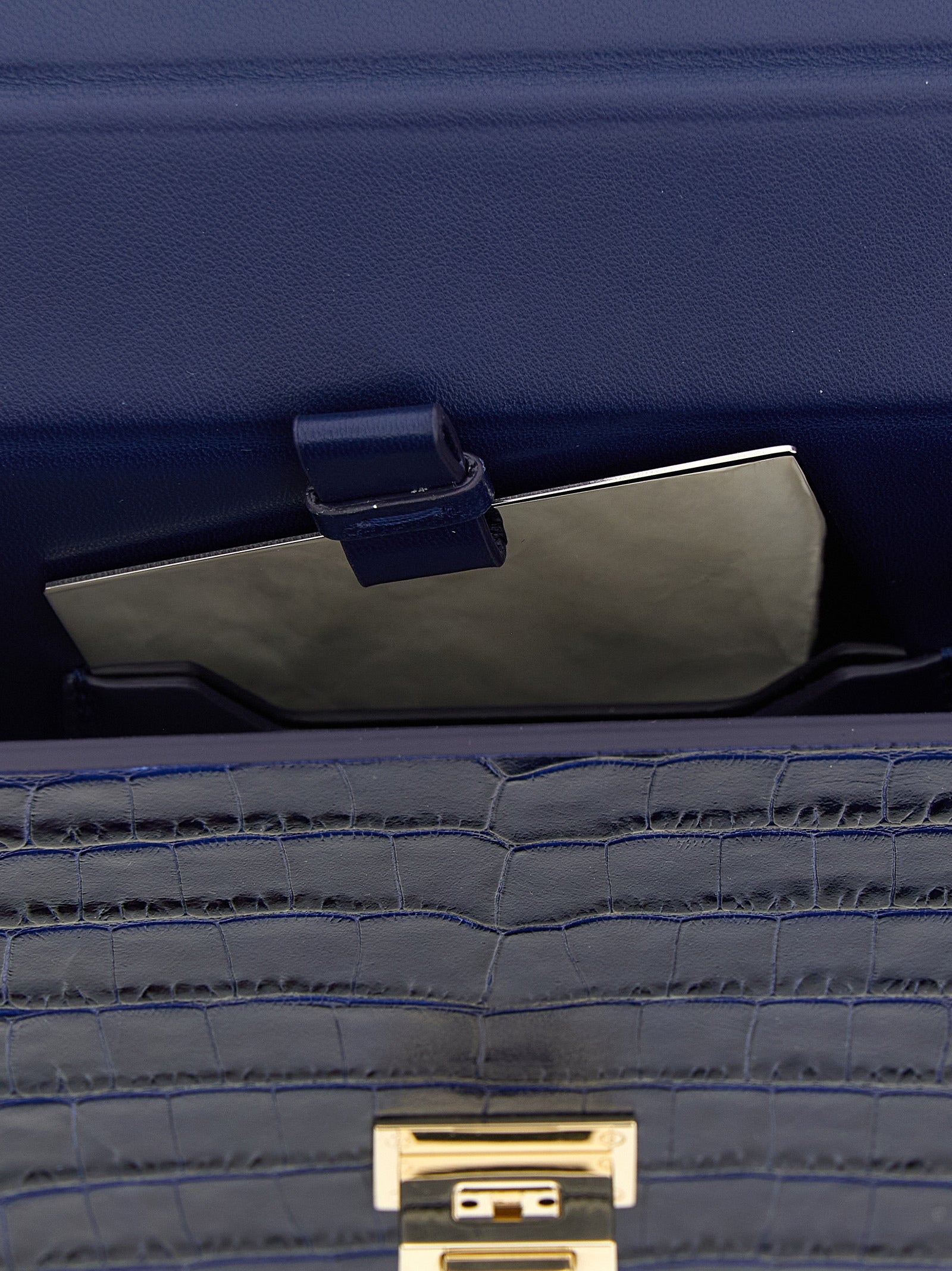 Tom Ford Blue Calfskin Clutch Bag Tom Ford