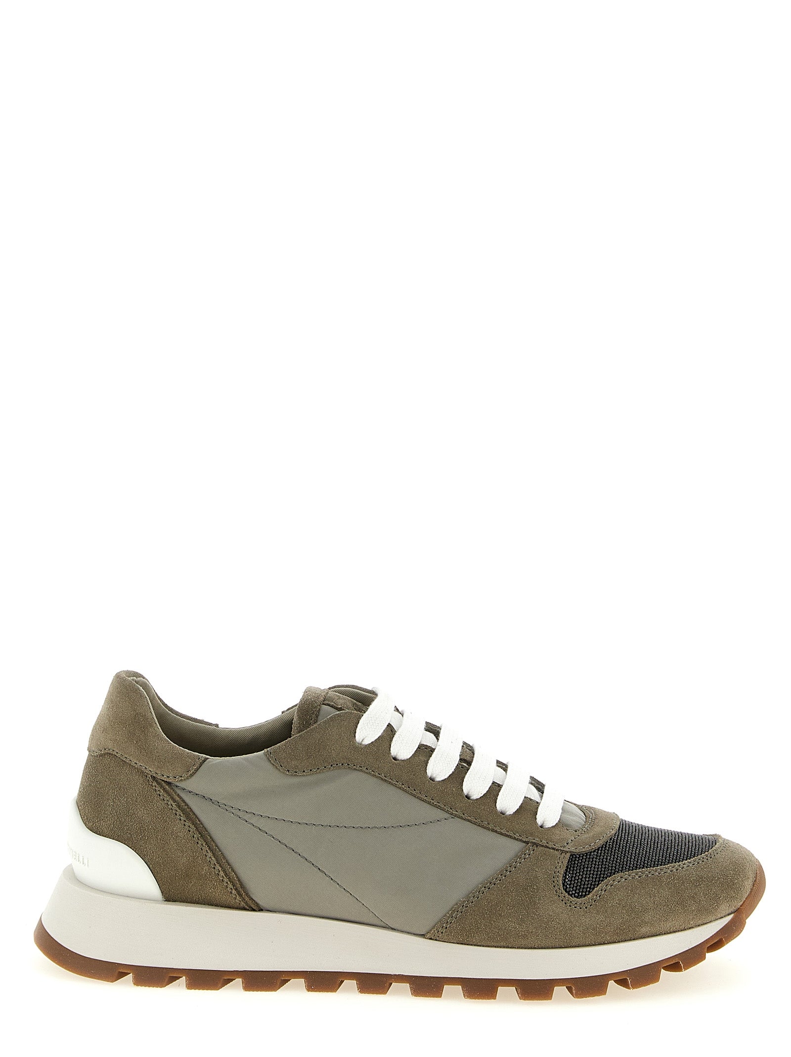 Brunello Cucinelli Bicolor Polyester Athletic Sneakers Brunello Cucinelli