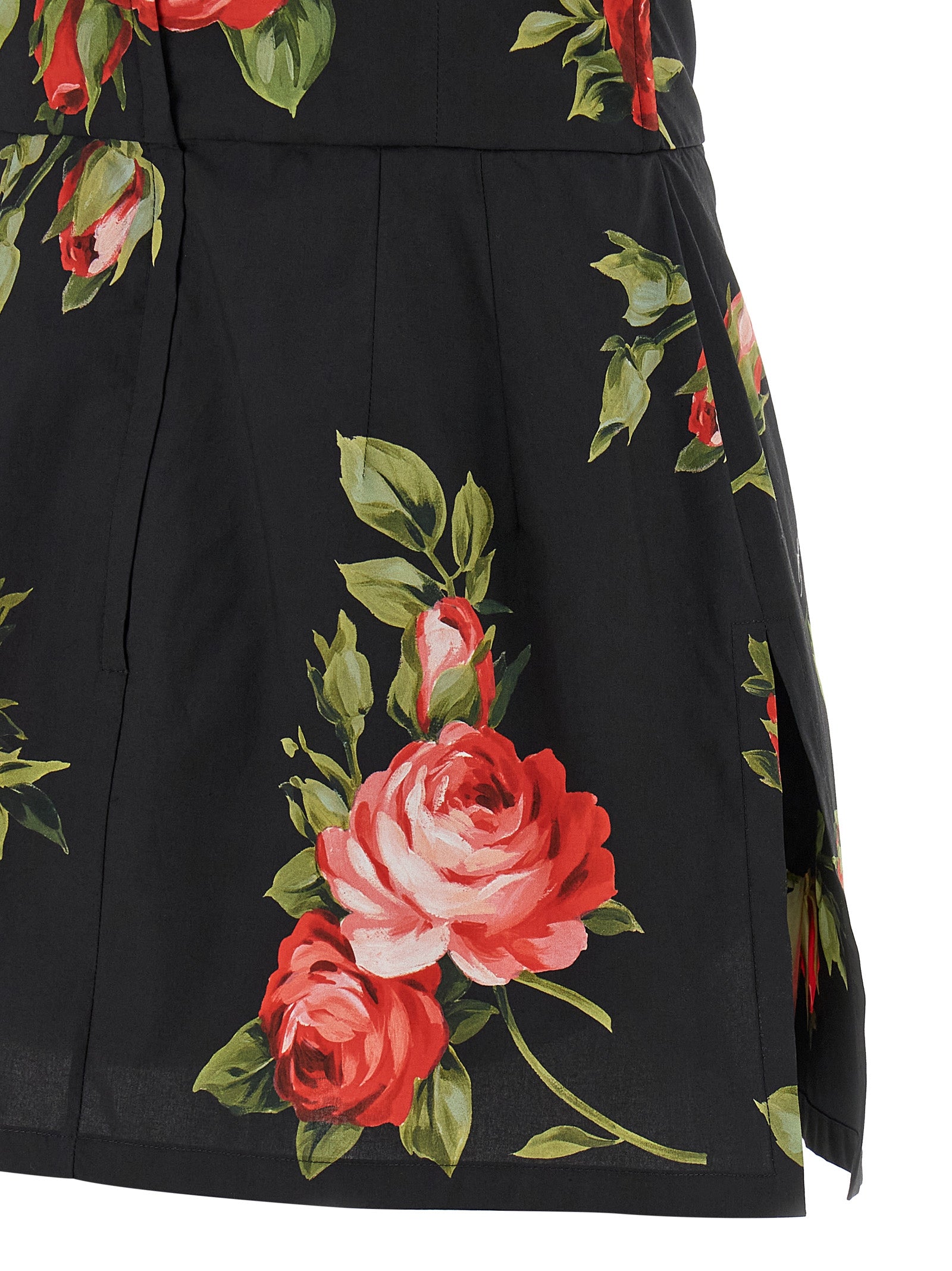 Dolce & Gabbana Black Cotton Tank Tops Dolce & Gabbana