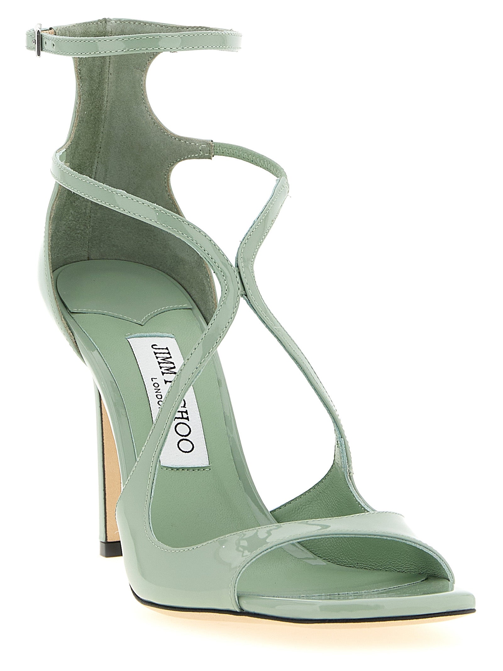 Jimmy Choo Bicolor Leather Stiletto Heel Sandals Jimmy Choo