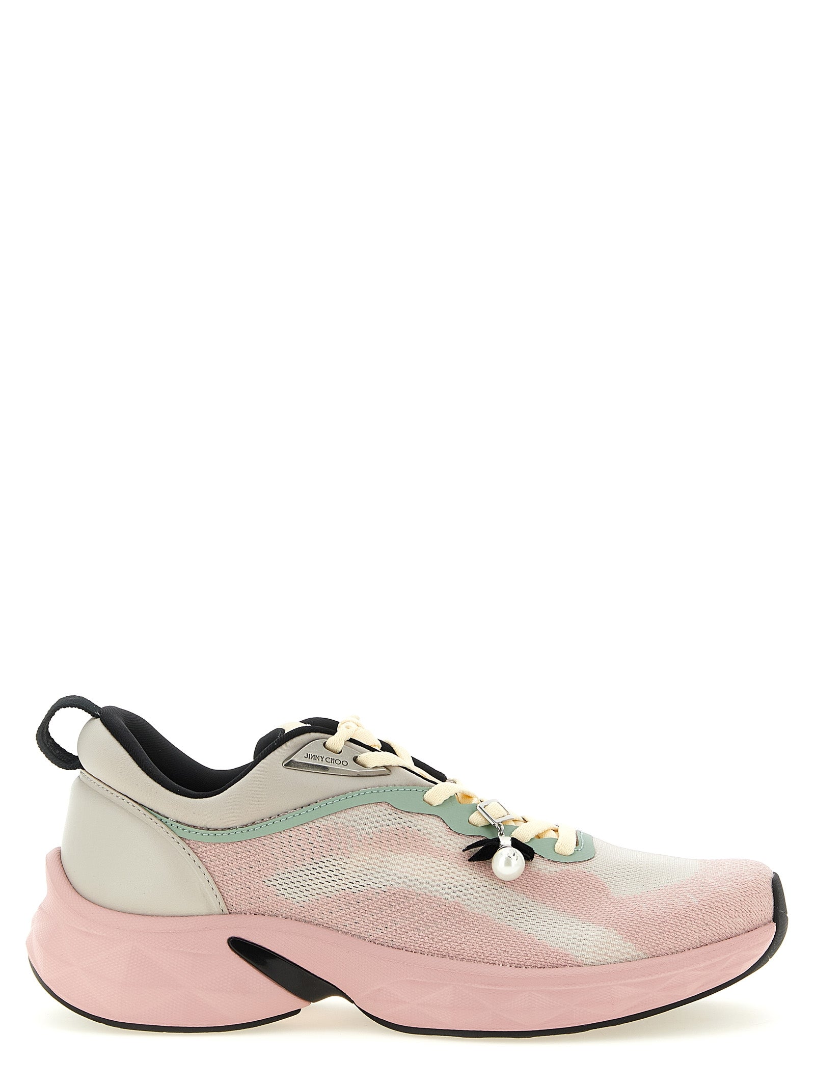 Jimmy Choo Multicolor Tencel Athletic Sneakers Jimmy Choo