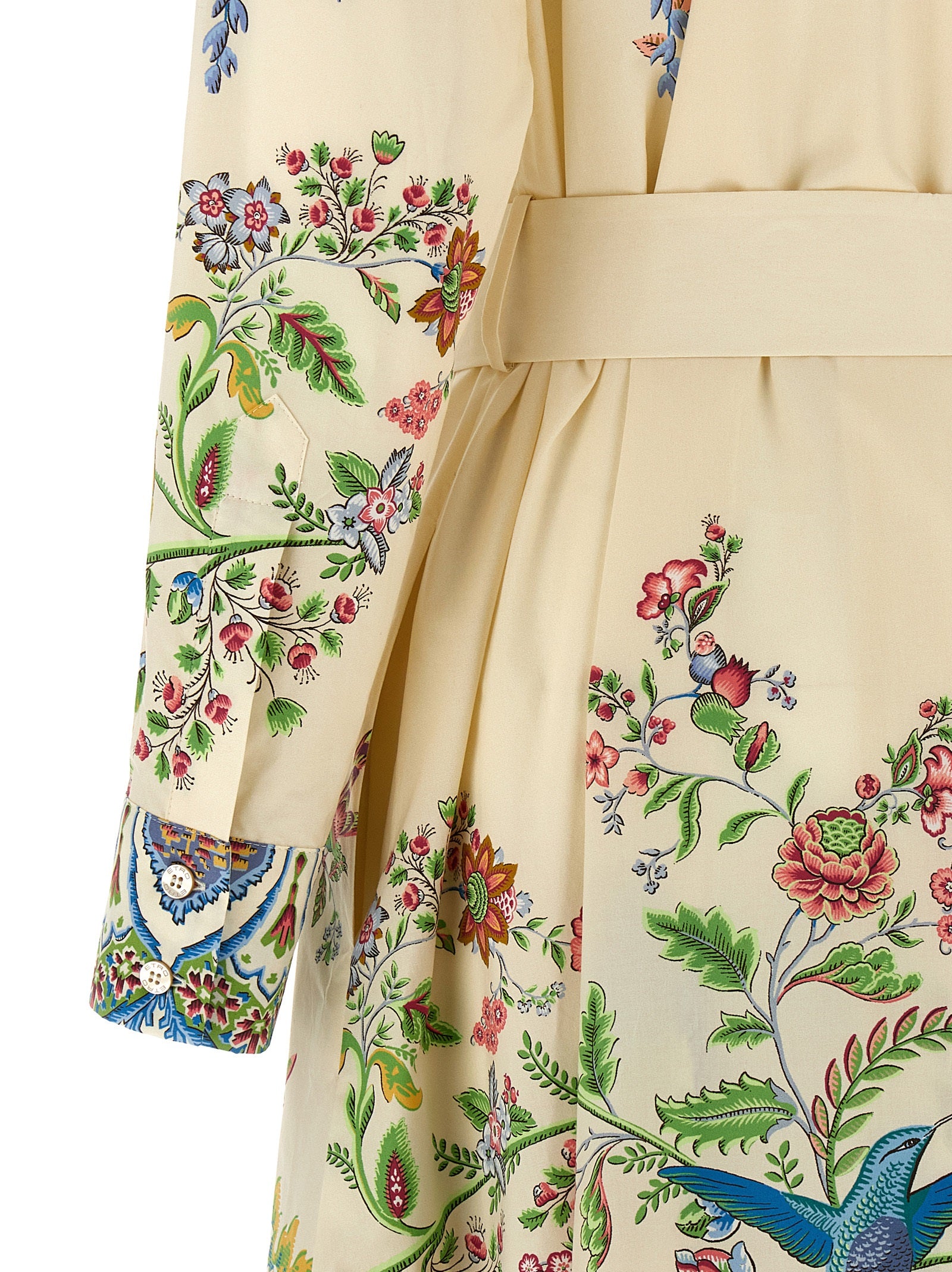 Etro Multicolor Cotton Long Dress Etro