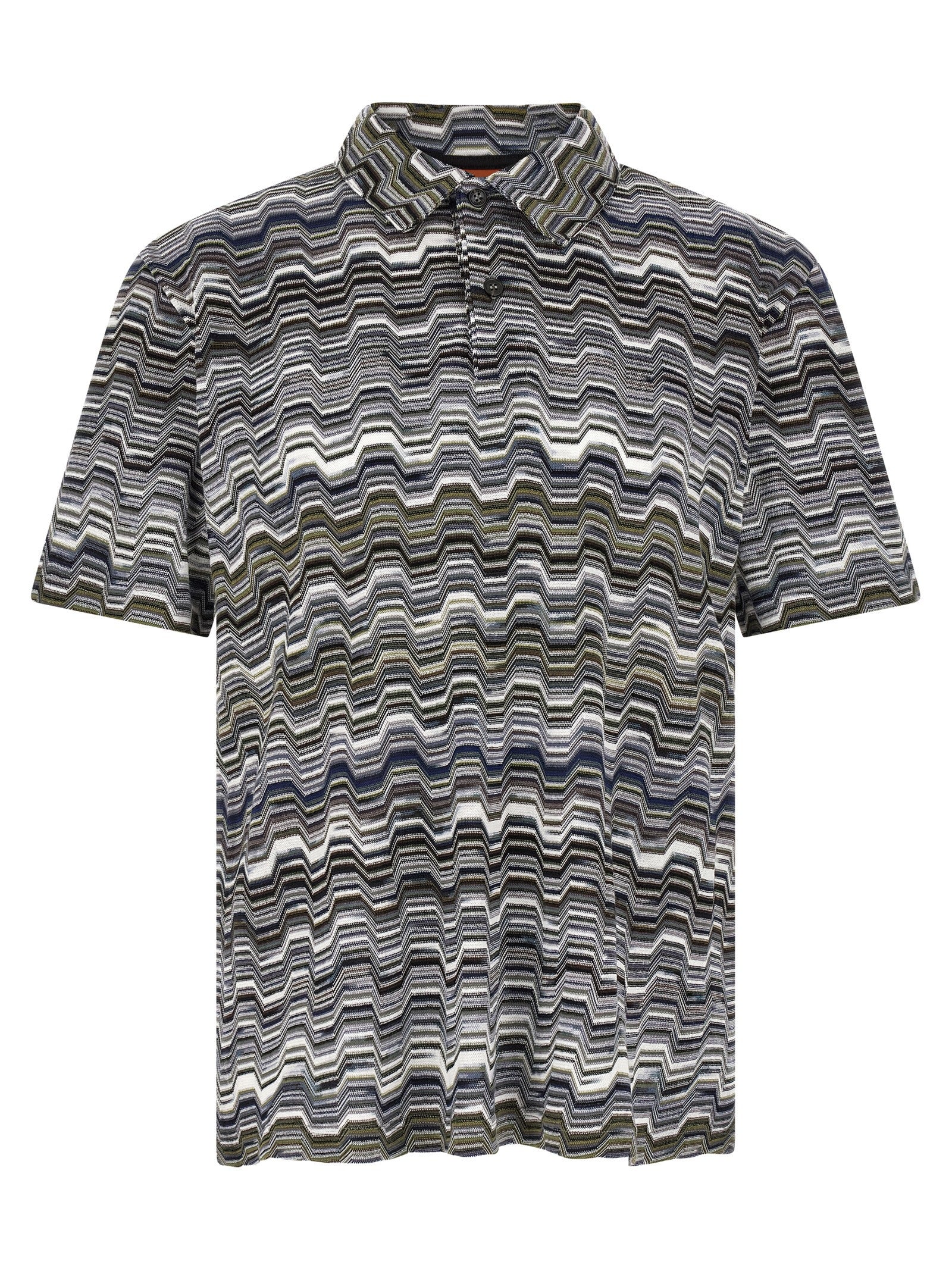 Missoni Bicolor Cotton Polo Shirt Missoni