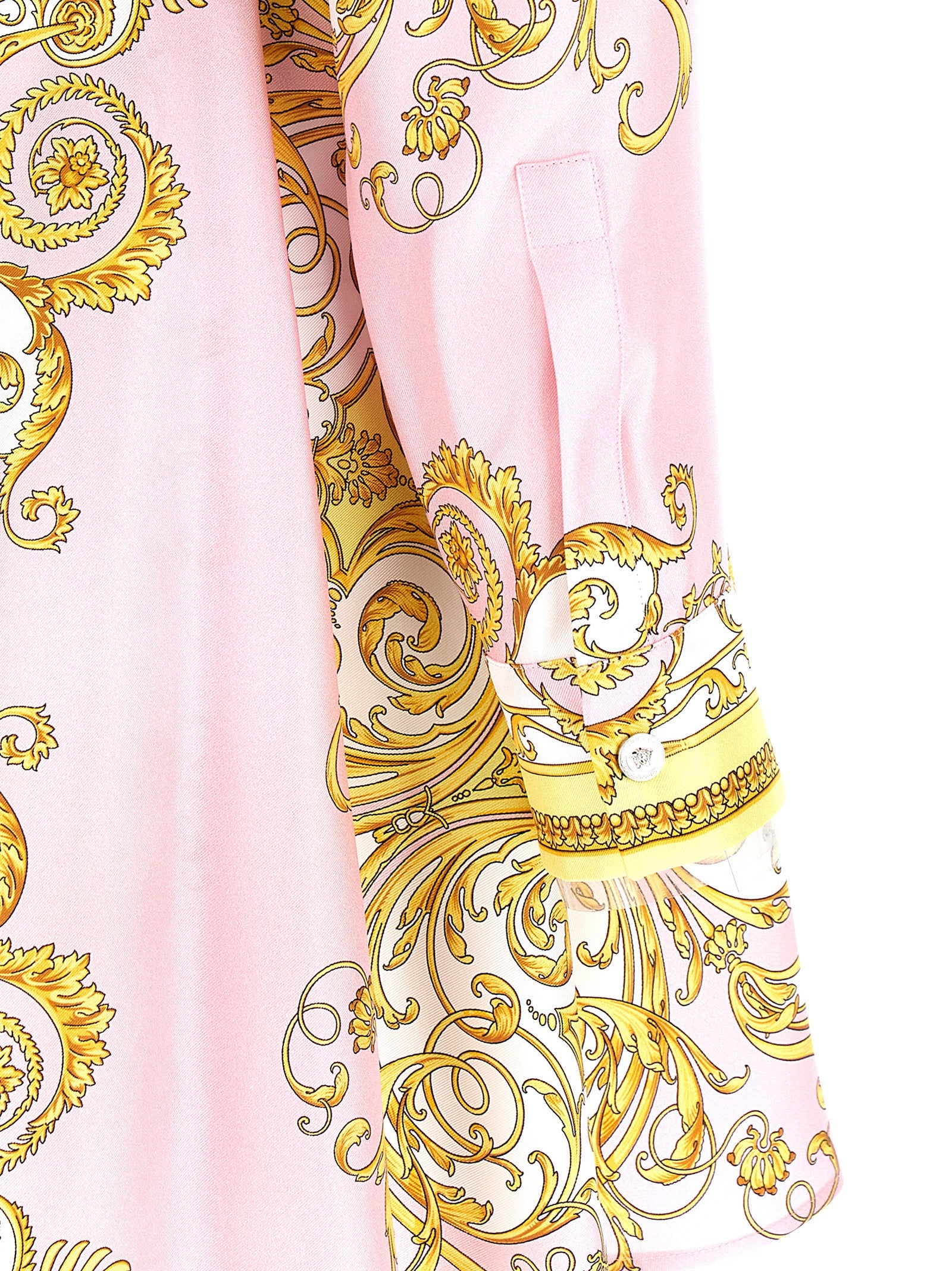 Versace Multicolor Silk Short Dress Versace
