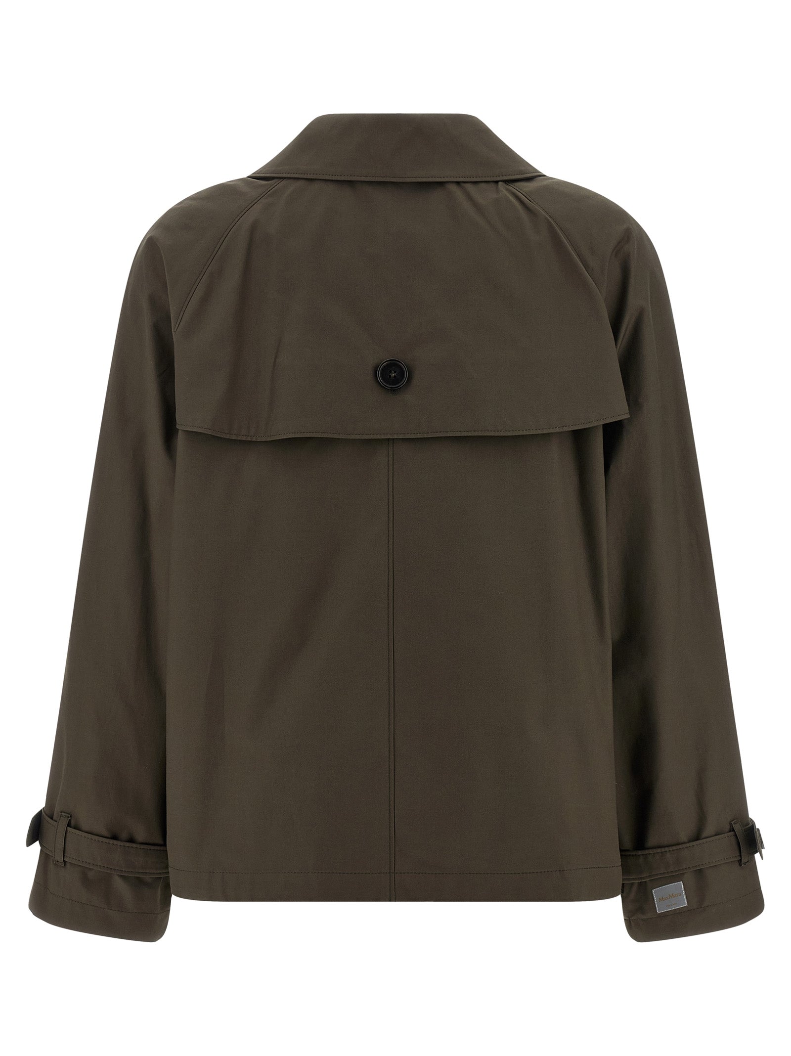 Max Mara Bicolor Cotton Coat Max Mara