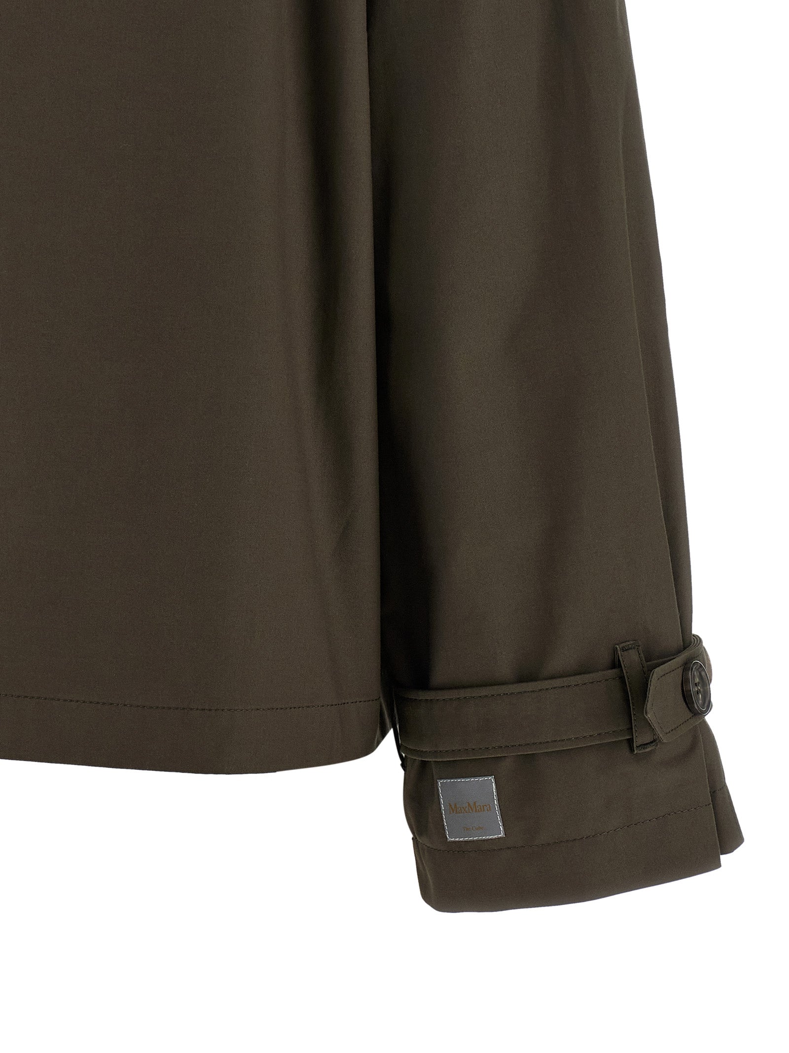 Max Mara Bicolor Cotton Coat Max Mara