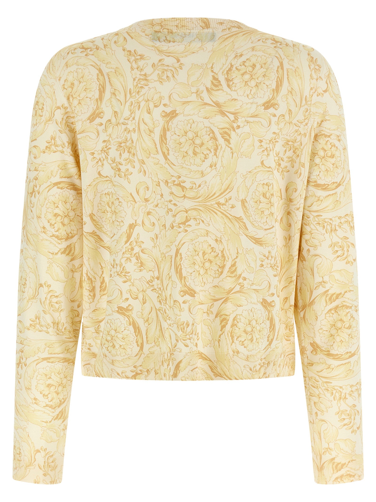 Versace Bicolor Silk Cardigan Versace