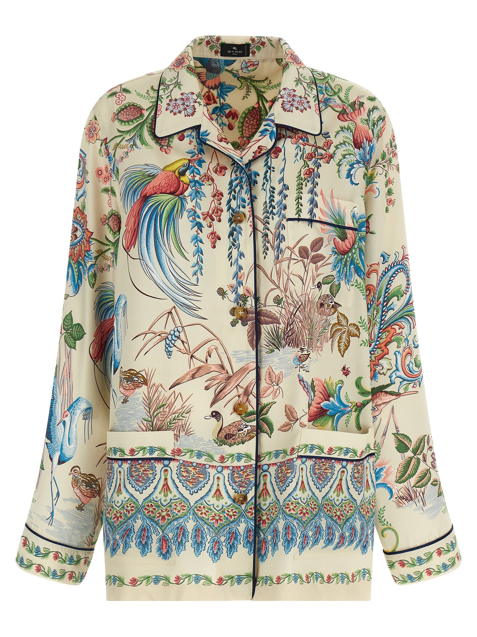 Etro Multicolor Polyester Blouse Etro