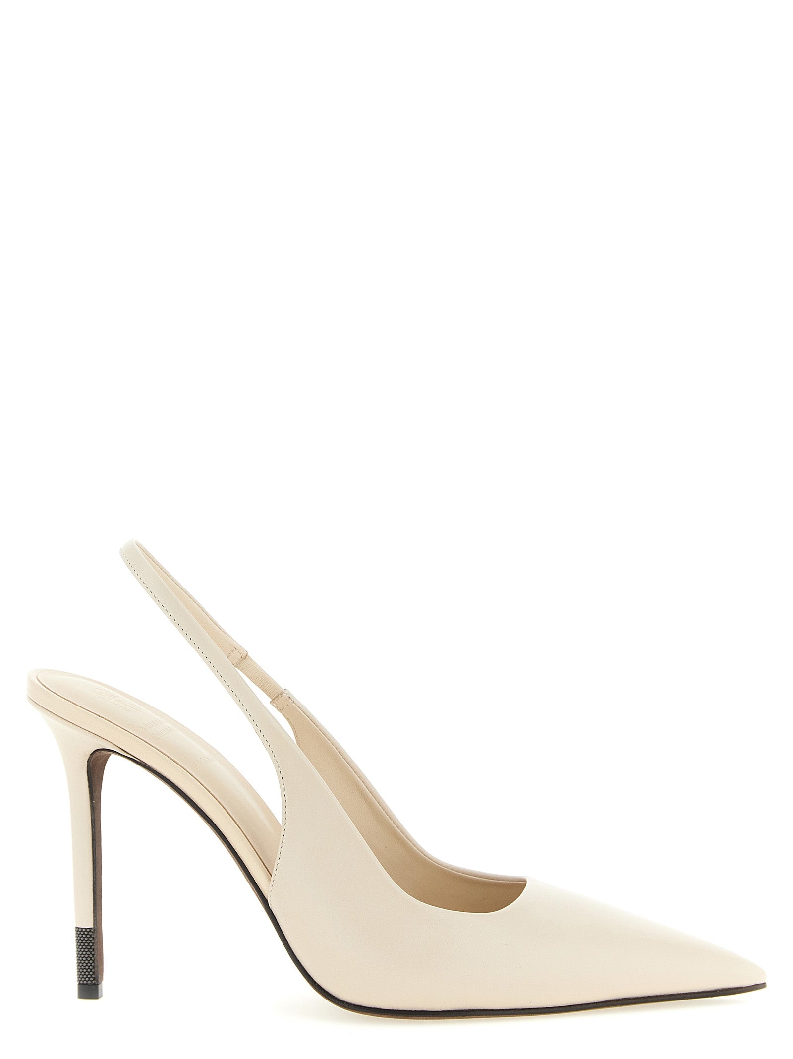 Brunello Cucinelli White Leather High Heel Pumps Brunello Cucinelli