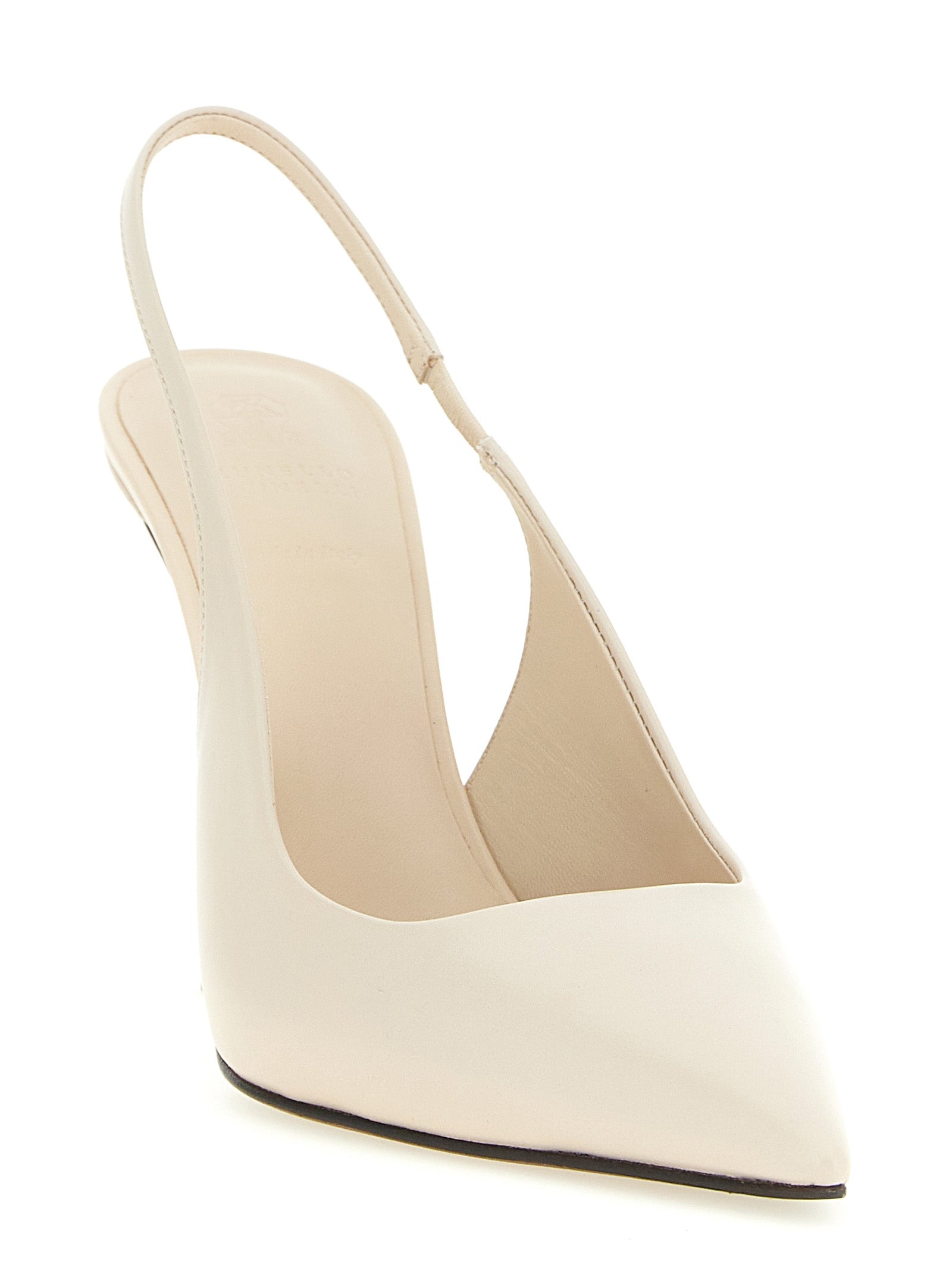 Brunello Cucinelli White Leather High Heel Pumps Brunello Cucinelli
