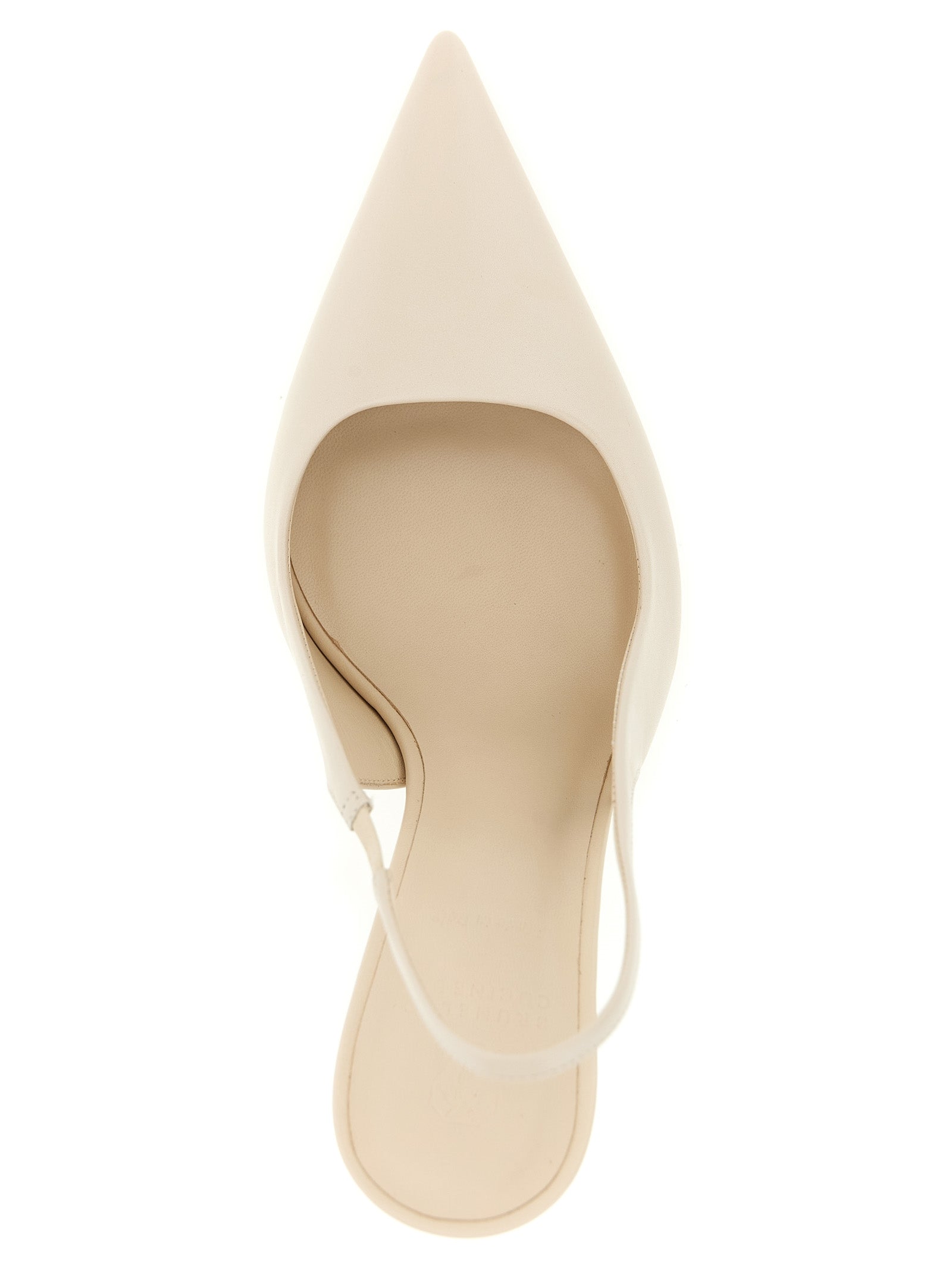 Brunello Cucinelli White Leather High Heel Pumps Brunello Cucinelli