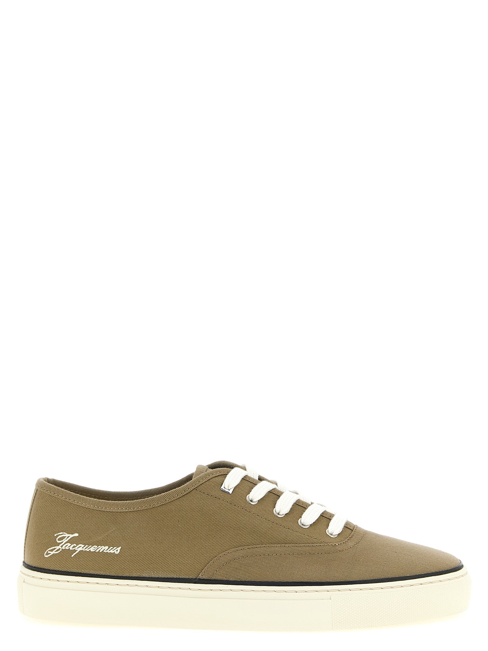 Jacquemus Bicolor Cotton Low Top Sneakers Jacquemus
