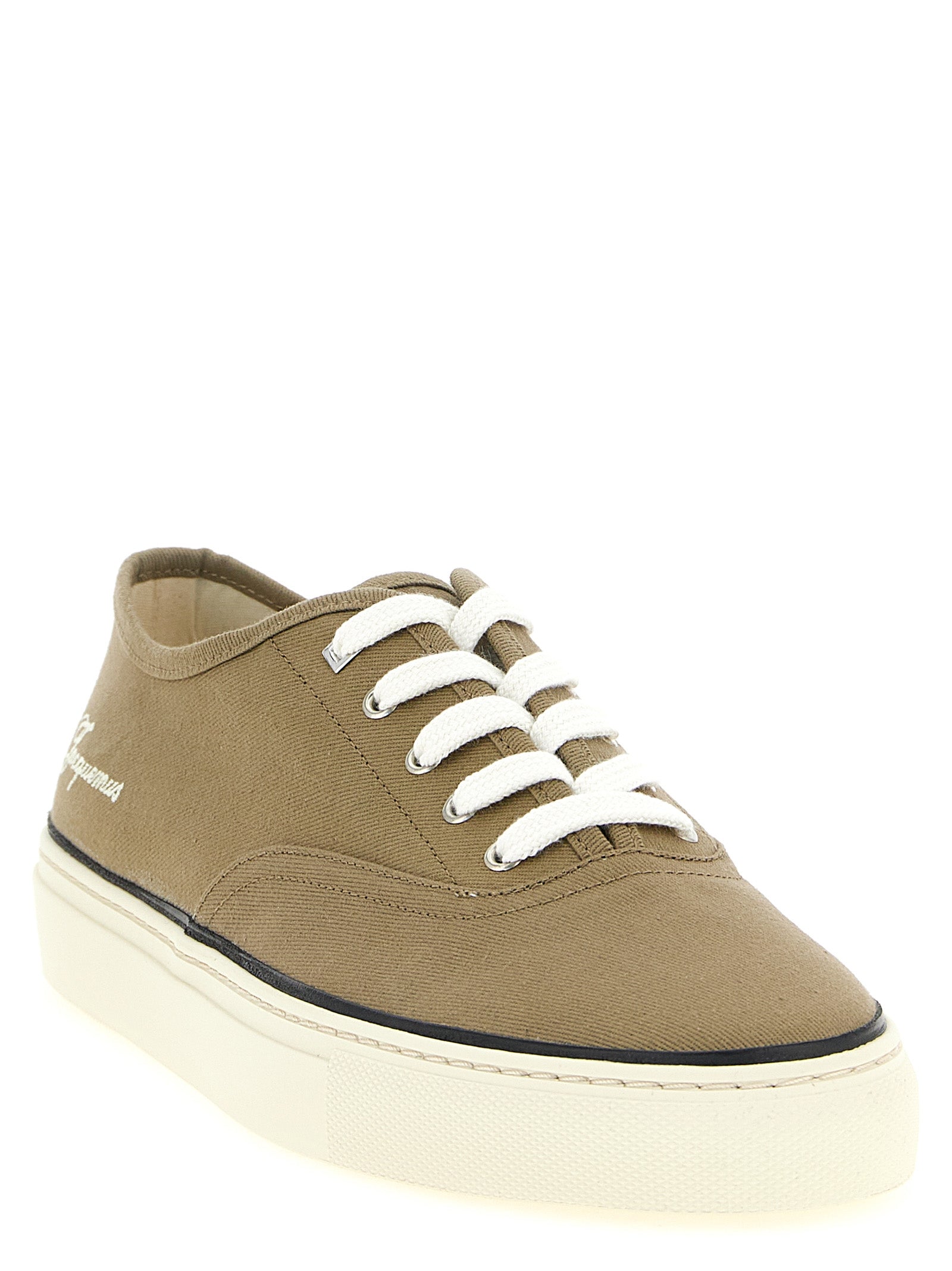 Jacquemus Bicolor Cotton Low Top Sneakers Jacquemus
