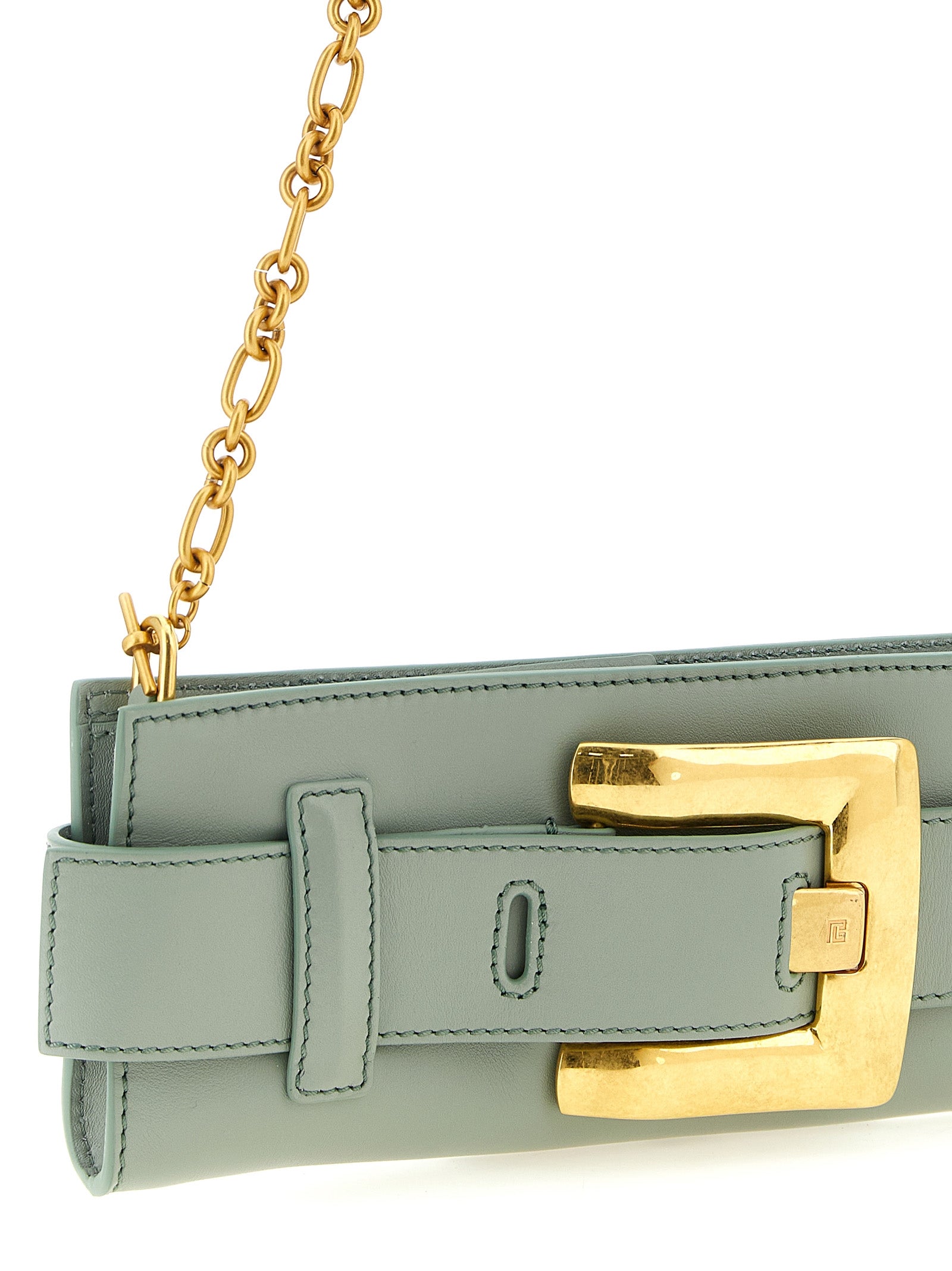 Balmain Bicolor Calfskin Clutch Bag Balmain