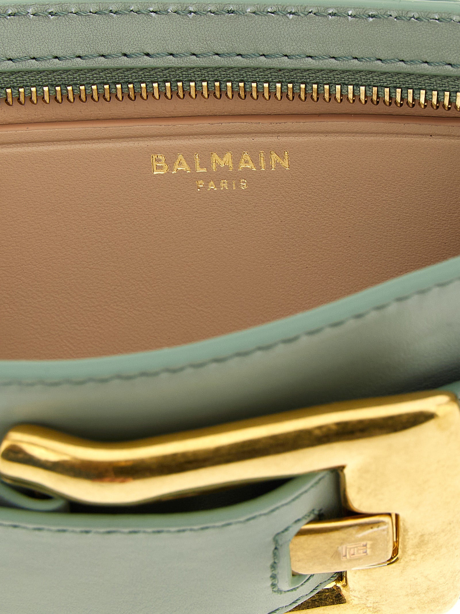 Balmain Bicolor Calfskin Clutch Bag Balmain