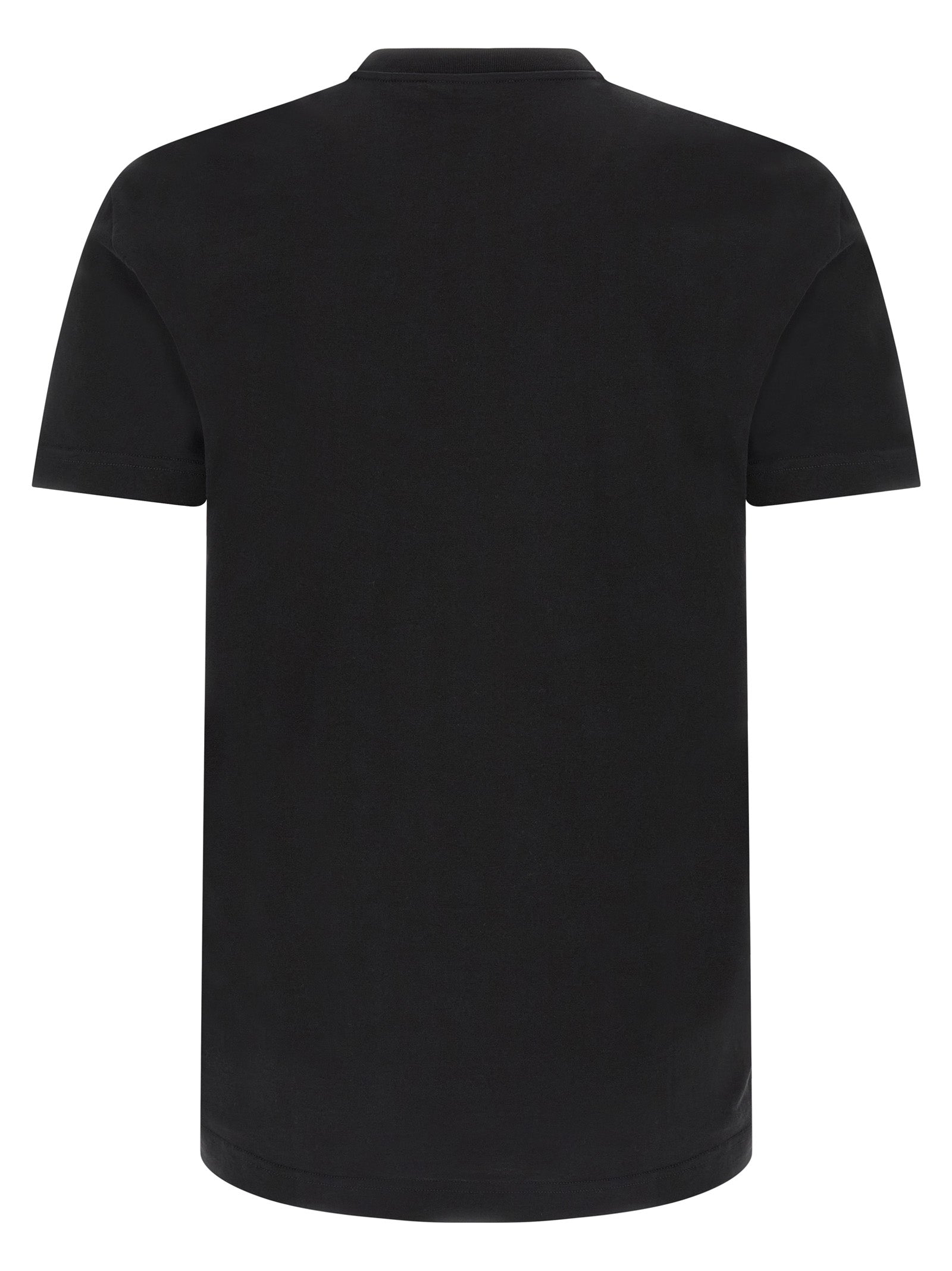 Dolce & Gabbana Black Cotton T-Shirt Dolce & Gabbana